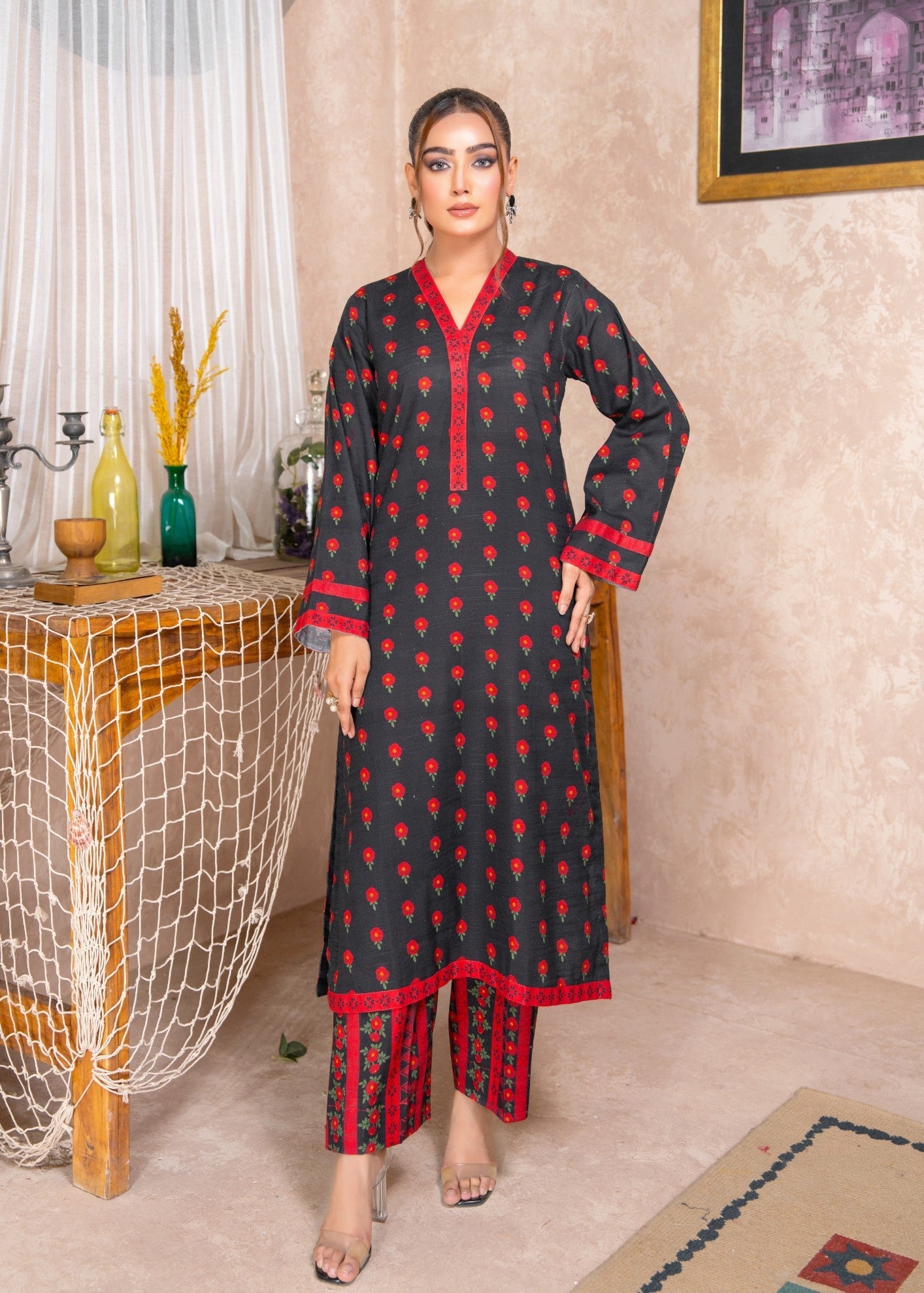 Yolo Pret Digital Print Khaddar W24 PRINT 0001 Women 2pcs