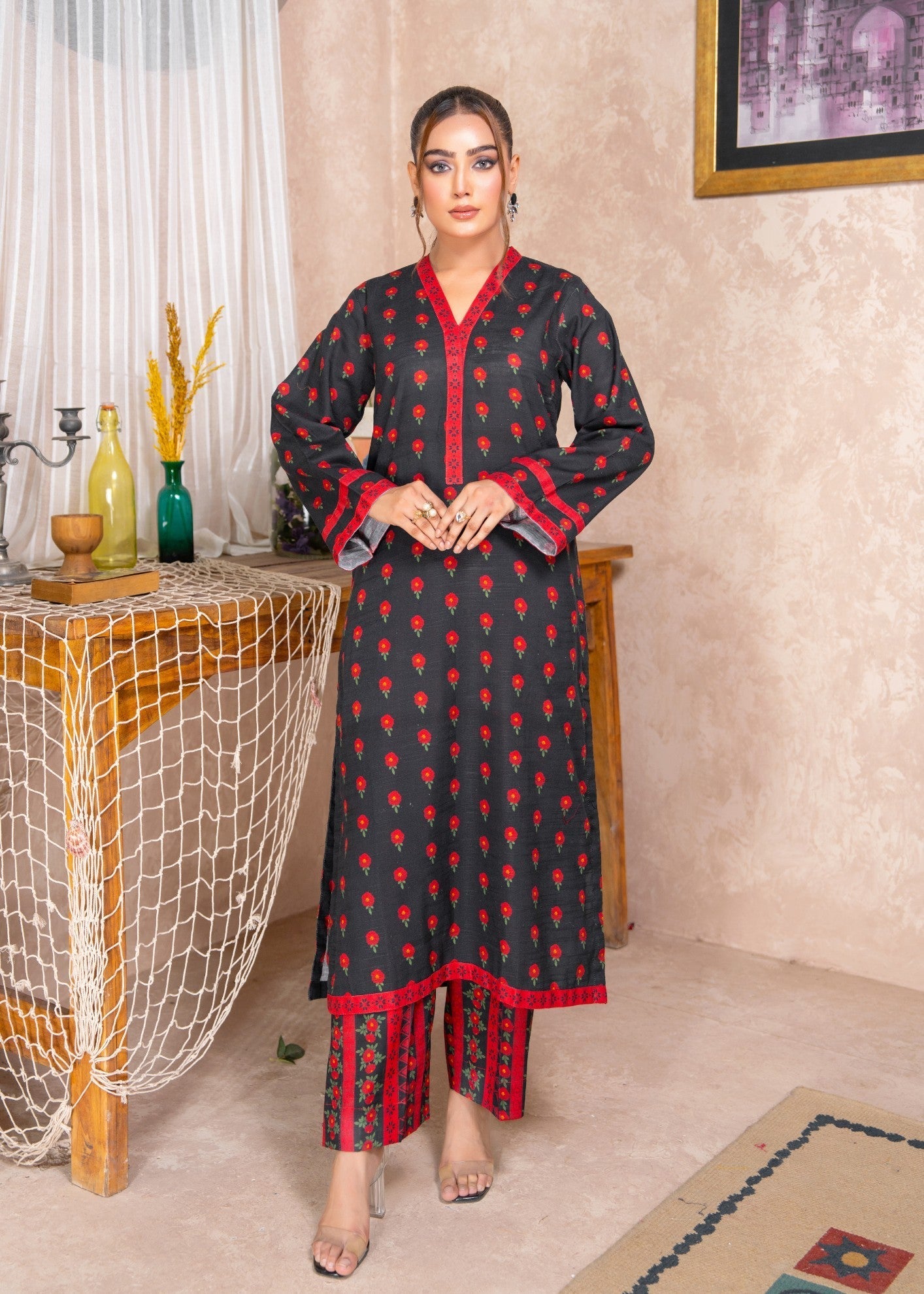 Yolo Pret Digital Print Khaddar W24 PRINT 0001 Women 2pcs