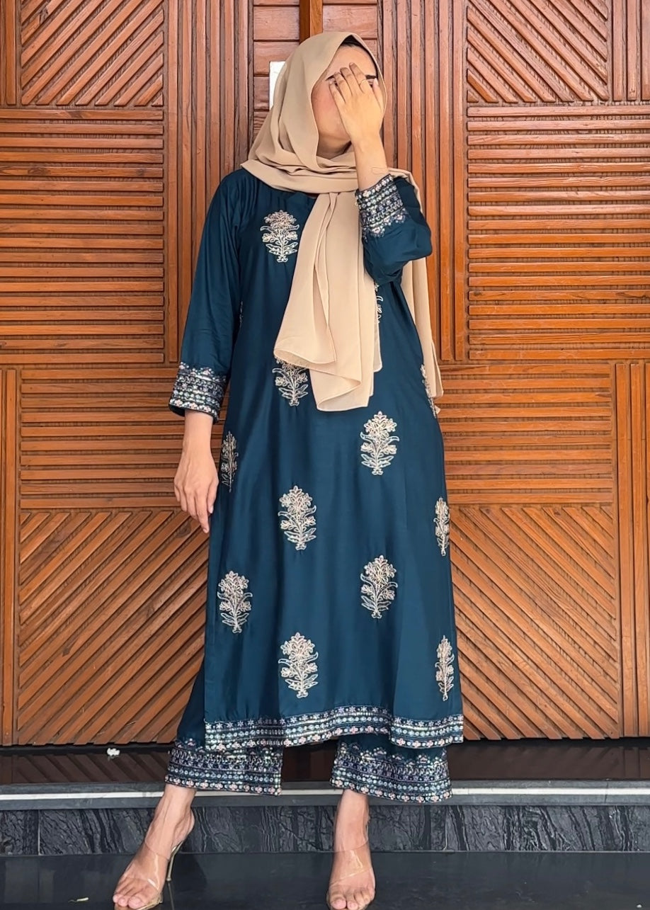 Chaudhary Arts Melvin teal Women 2pcs