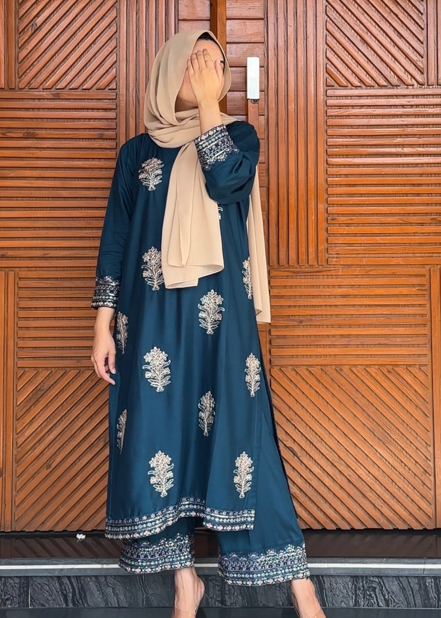 Chaudhary Arts Melvin teal Women 2pcs