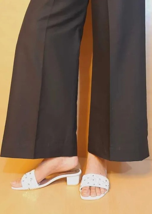 Zardi Black cotton palazzo ZT209 Women 1pcs