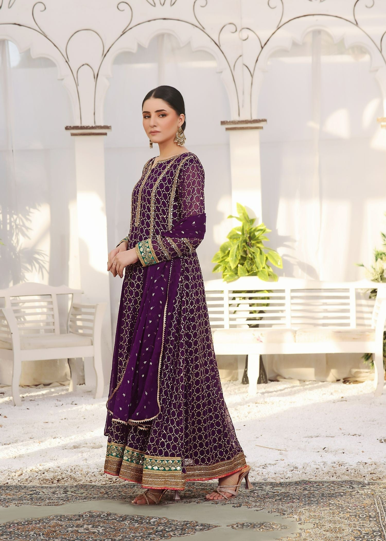 Ayesha Closet Shehzadi Purple Women 3pcs