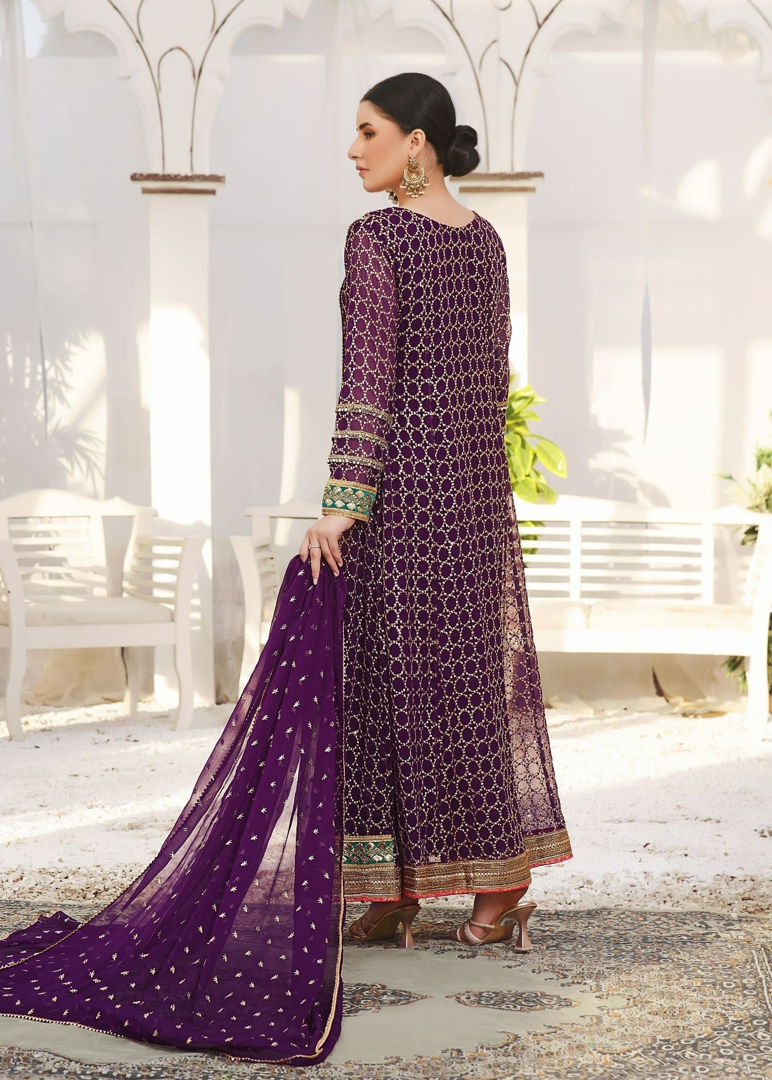 Ayesha Closet Shehzadi Purple Women 3pcs