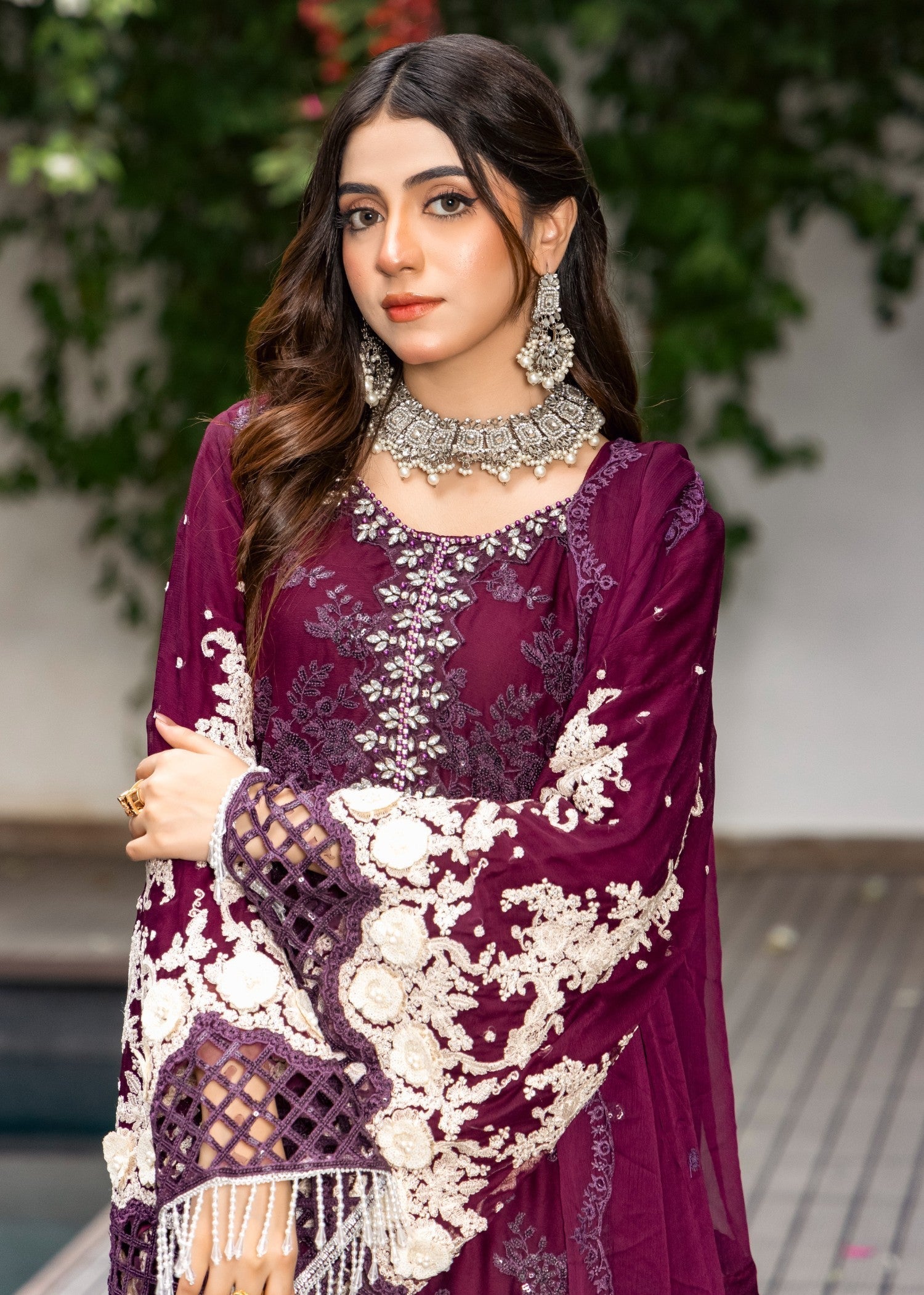 Polawn PD 24 802 MEHRU FORMAL PRET CHIFFON COLLECTION Women 3pcs