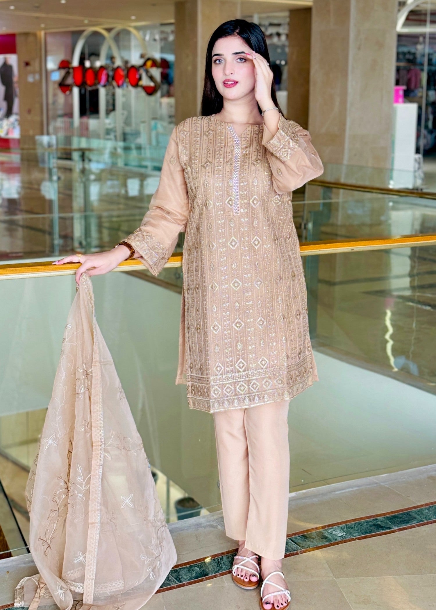 RUBBY FERRY CLOTHING LINO TAN Women 3pcs