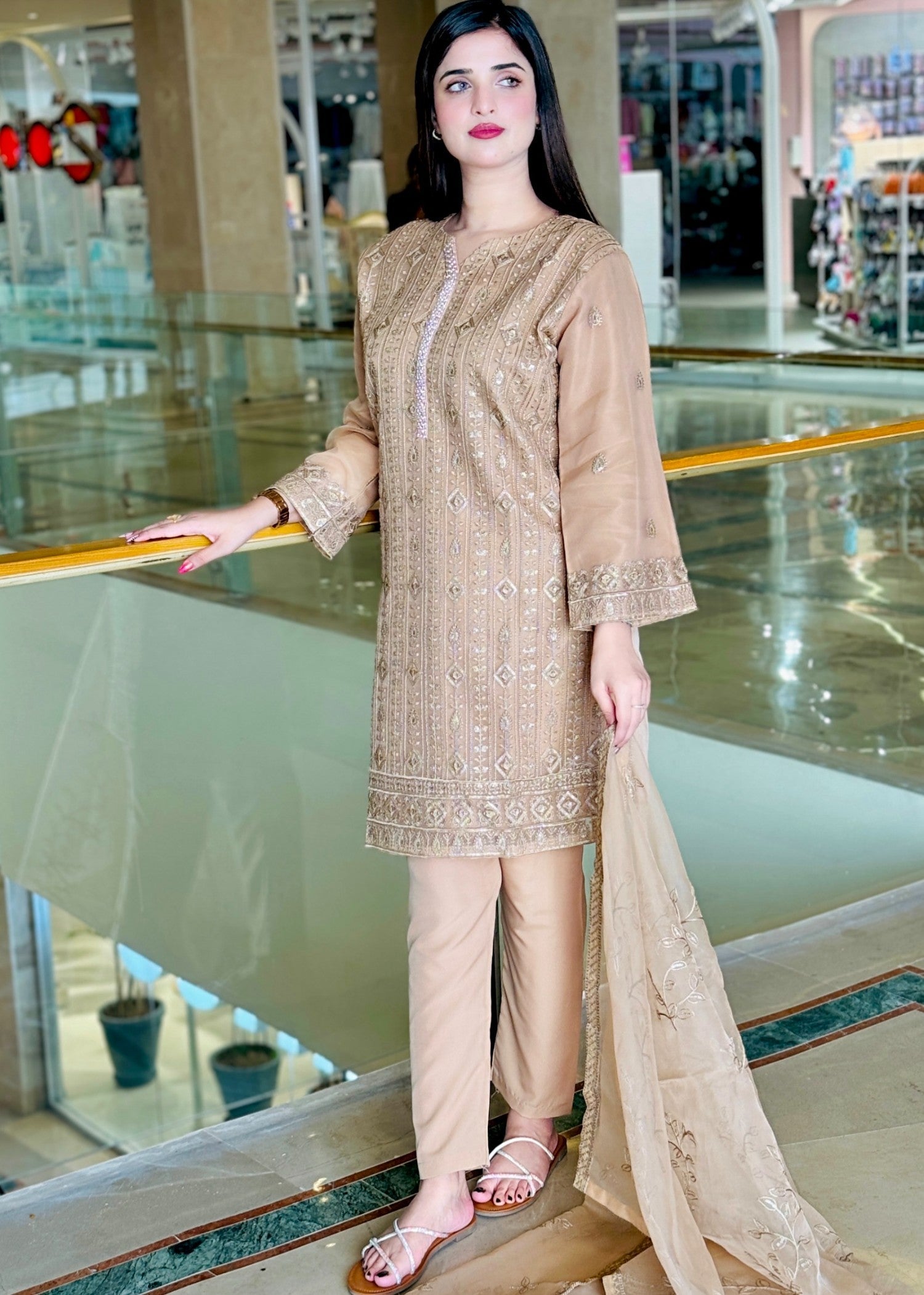 RUBBY FERRY CLOTHING LINO TAN Women 3pcs