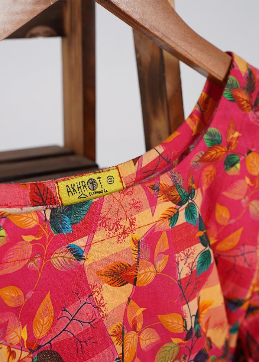 Akhrot Clothing Abstract Co Ord Women 2pcs