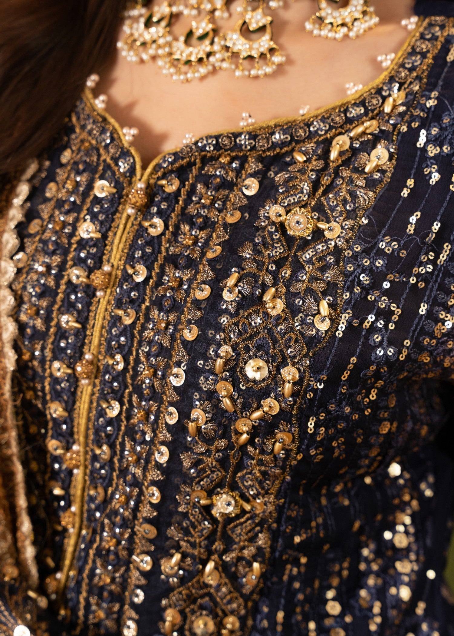 Malhaar ML RT AL 3864 Blue Women 3pcs