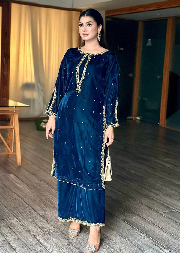 Laal Clothing Velvet V 01 Women 2pcs