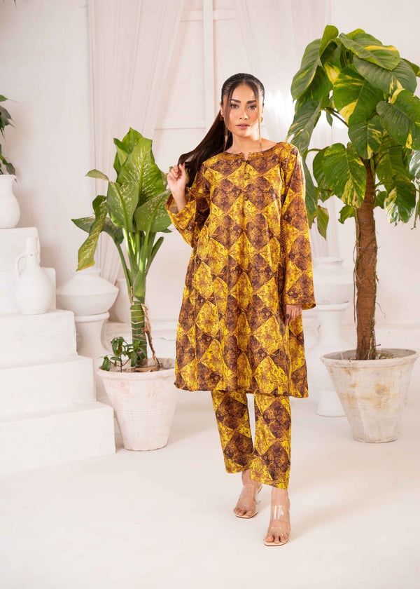 AYLA STUDIO Printed essetial Co ord set SLW 019 Vintage Flora Women 2pcs