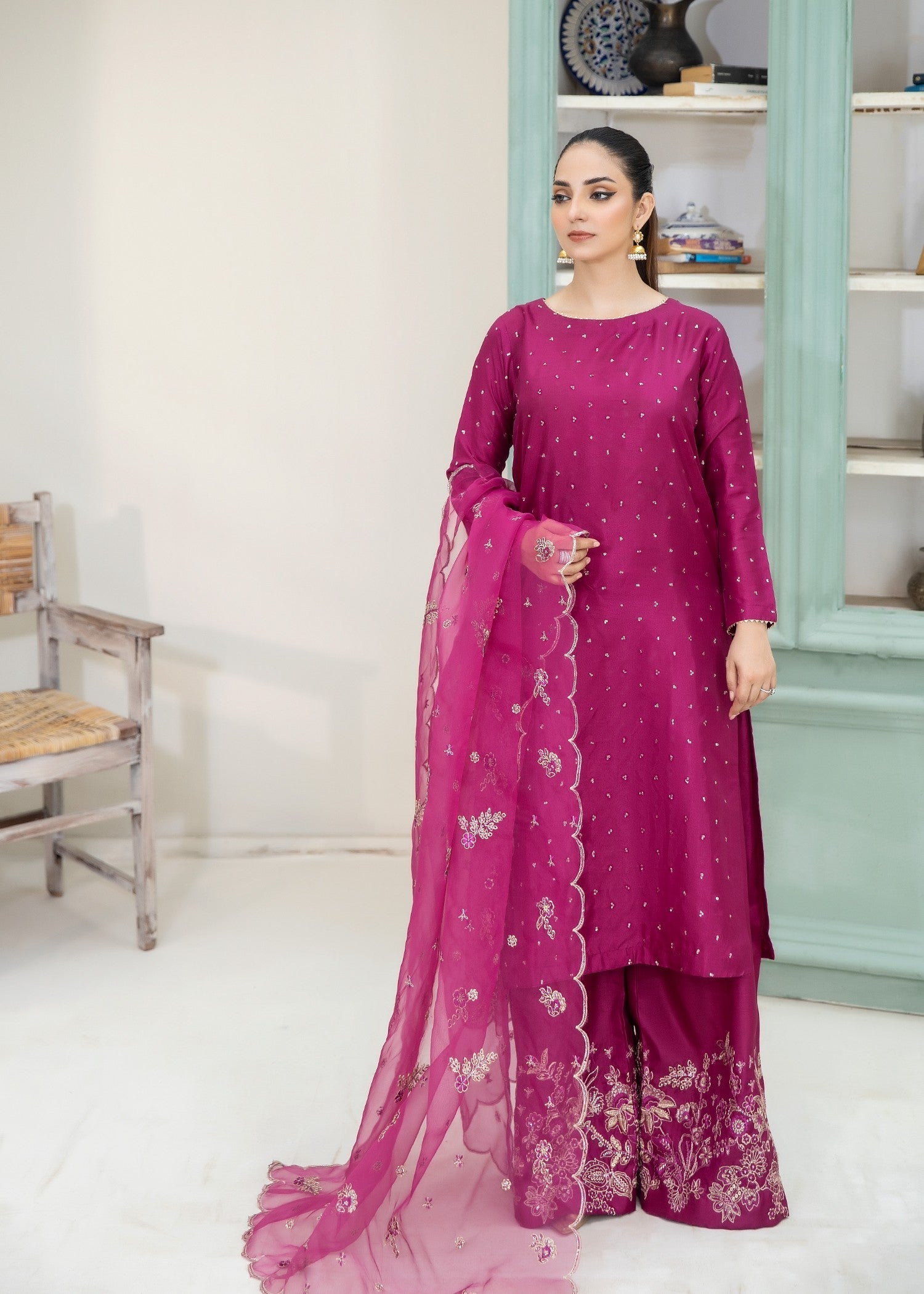 Pehnawa By Bin Akram’s Rosemary Silk Women 3pcs