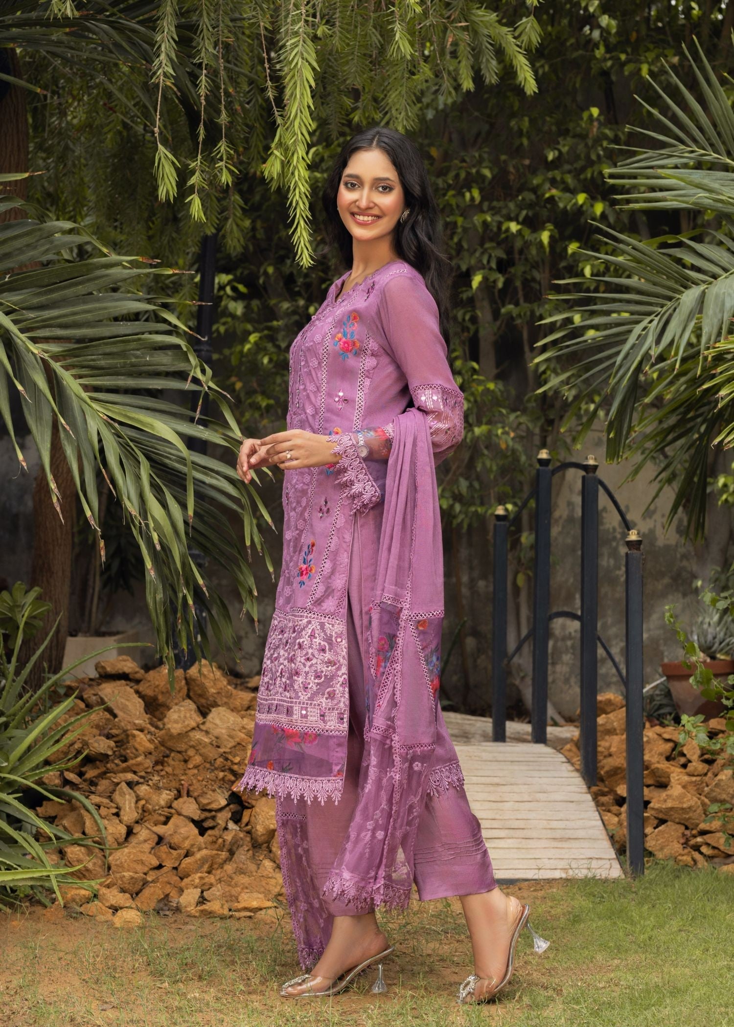 Ayesha Closet Shameem Lavender Women 3pcs