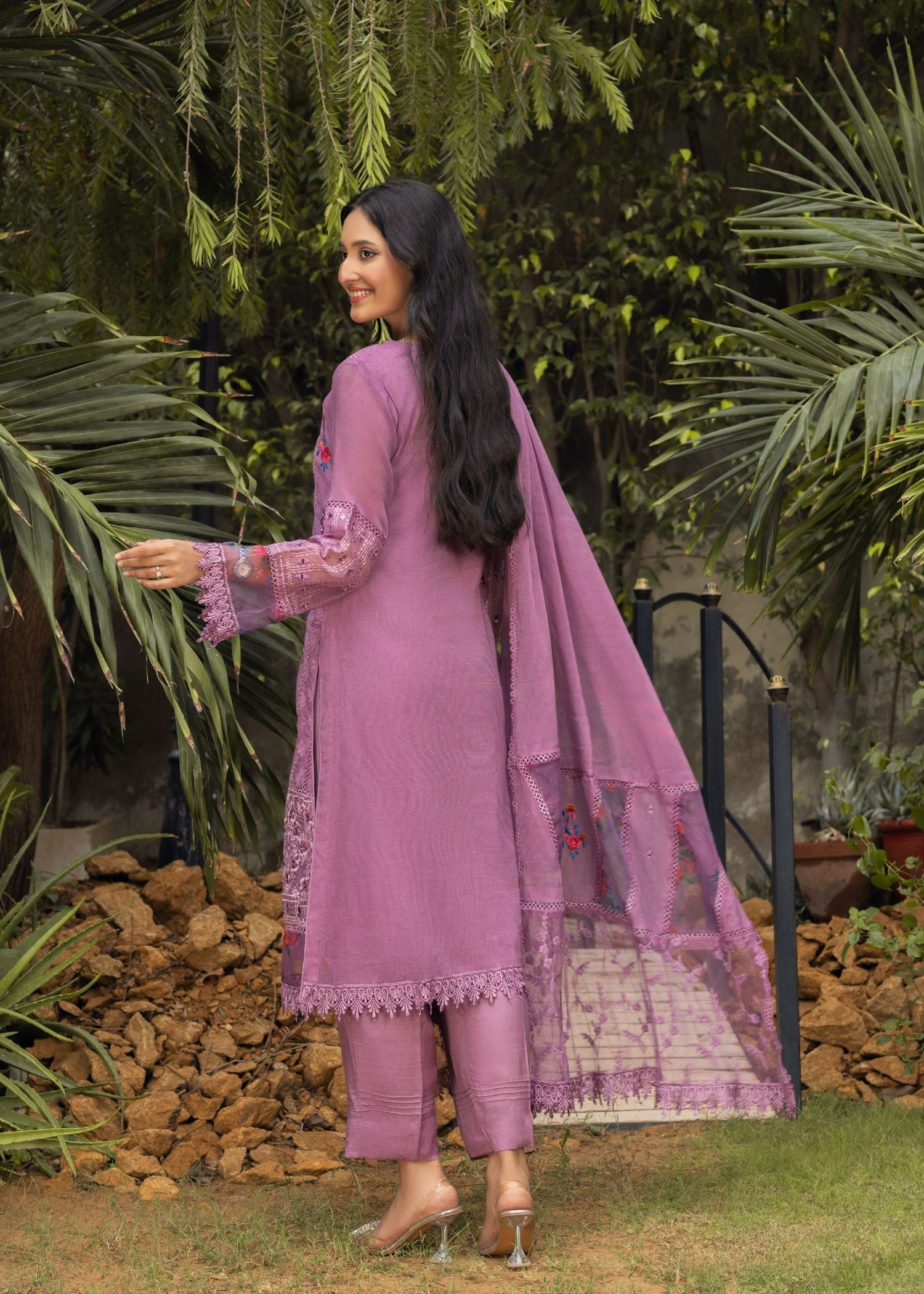 Ayesha Closet Shameem Lavender Women 3pcs