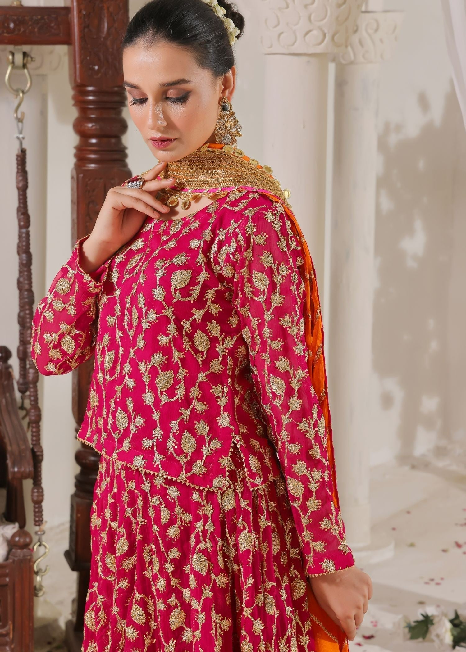 Ayesha Closet Nayab Pink Women 3pcs