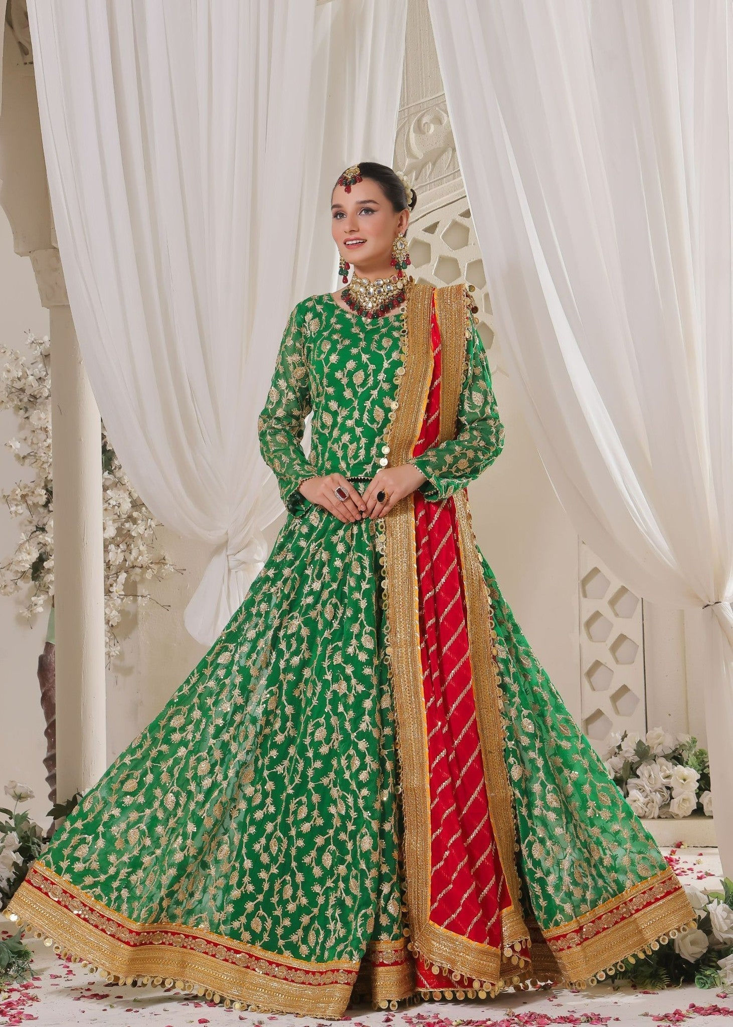 Ayesha Closet Nayab Green Women 3pcs