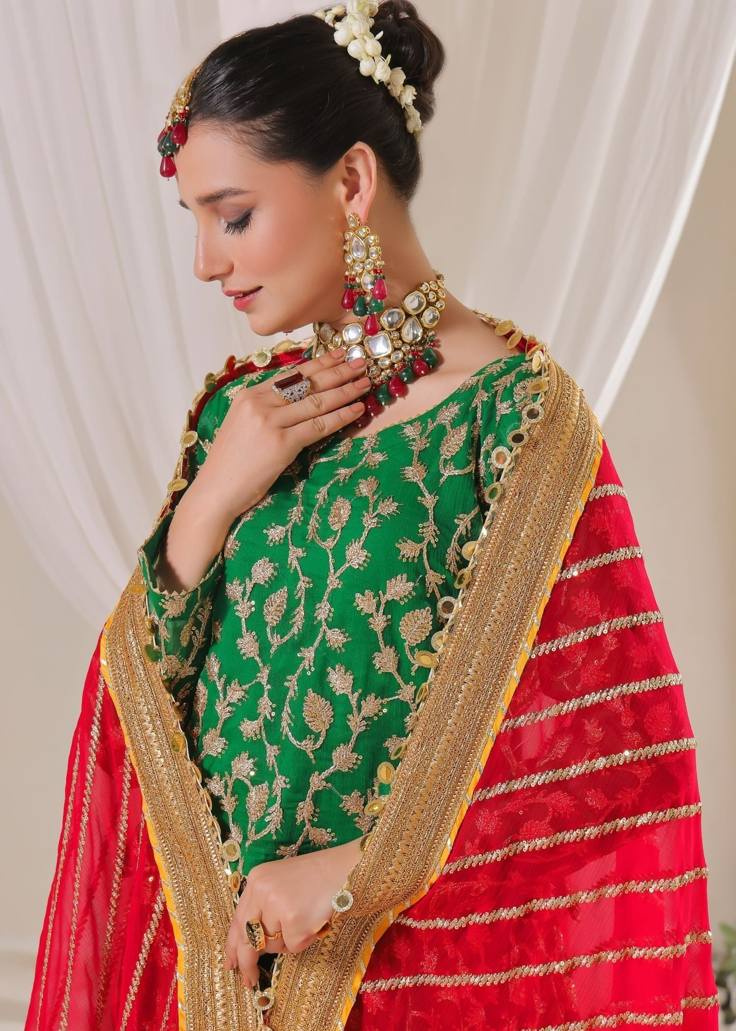 Ayesha Closet Nayab Green Women 3pcs