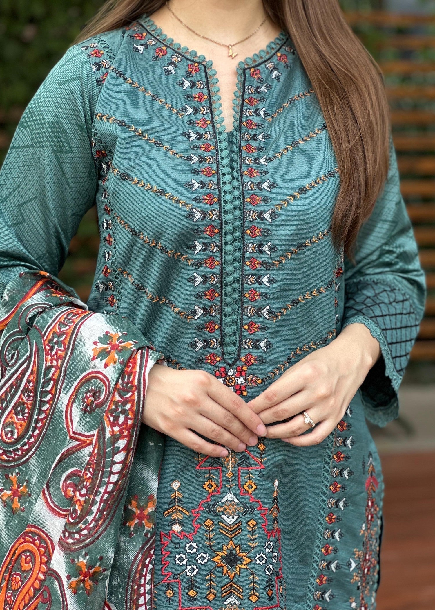 Rangoon Clothing Refa Aqua Women 3pcs