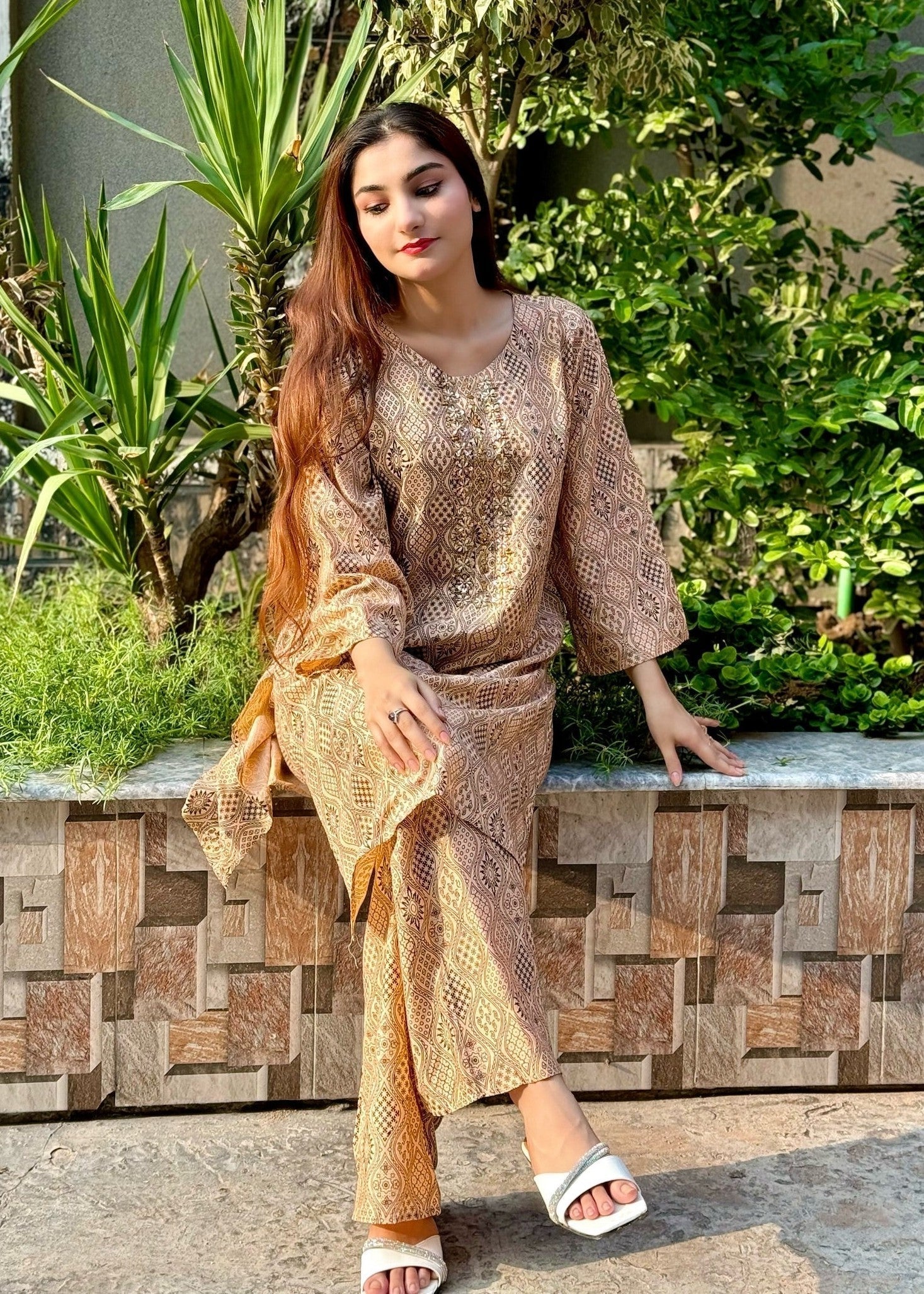 Chaudhary Arts Handmade Camel Brown Women 2pcs