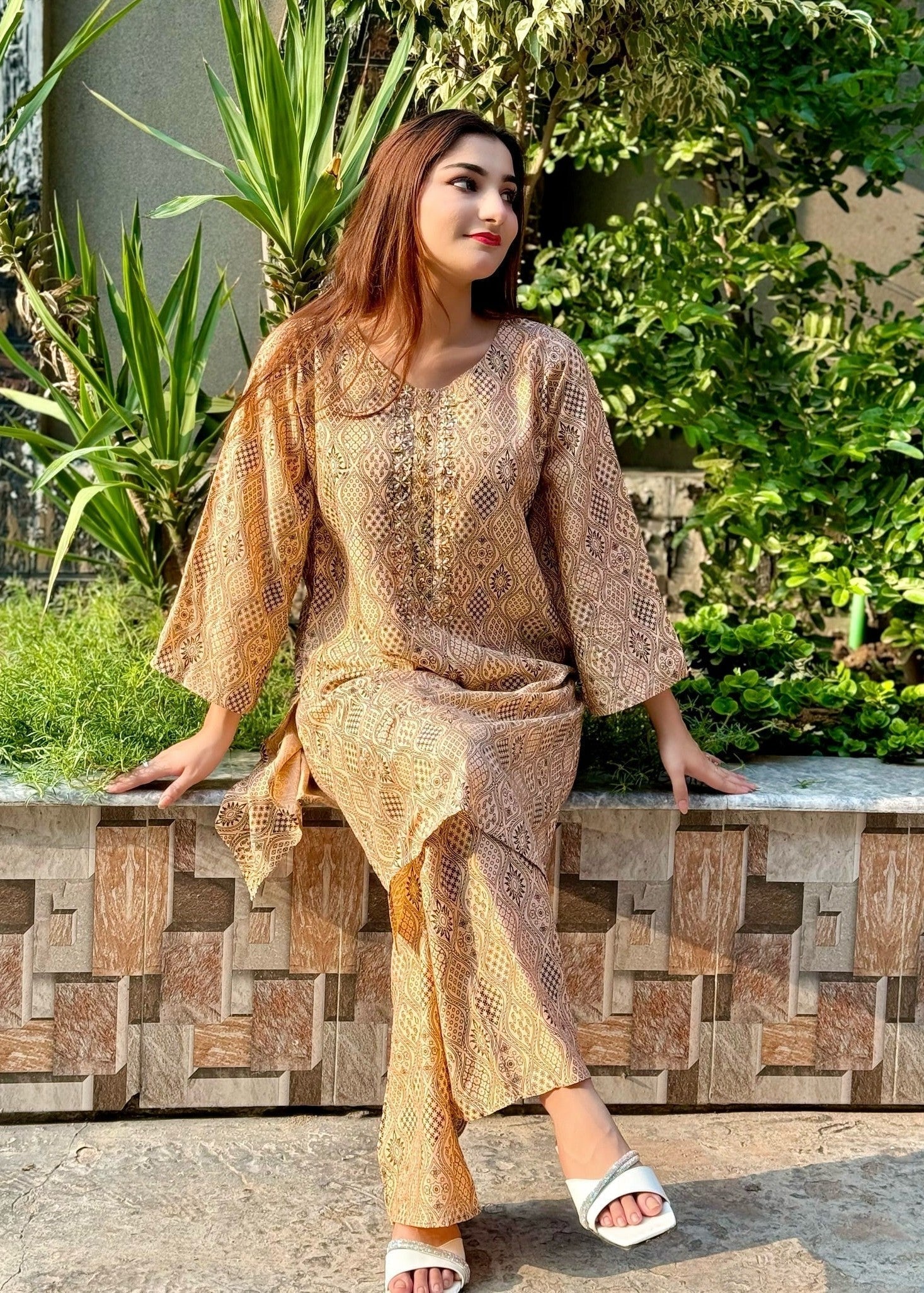 Chaudhary Arts Handmade Camel Brown Women 2pcs