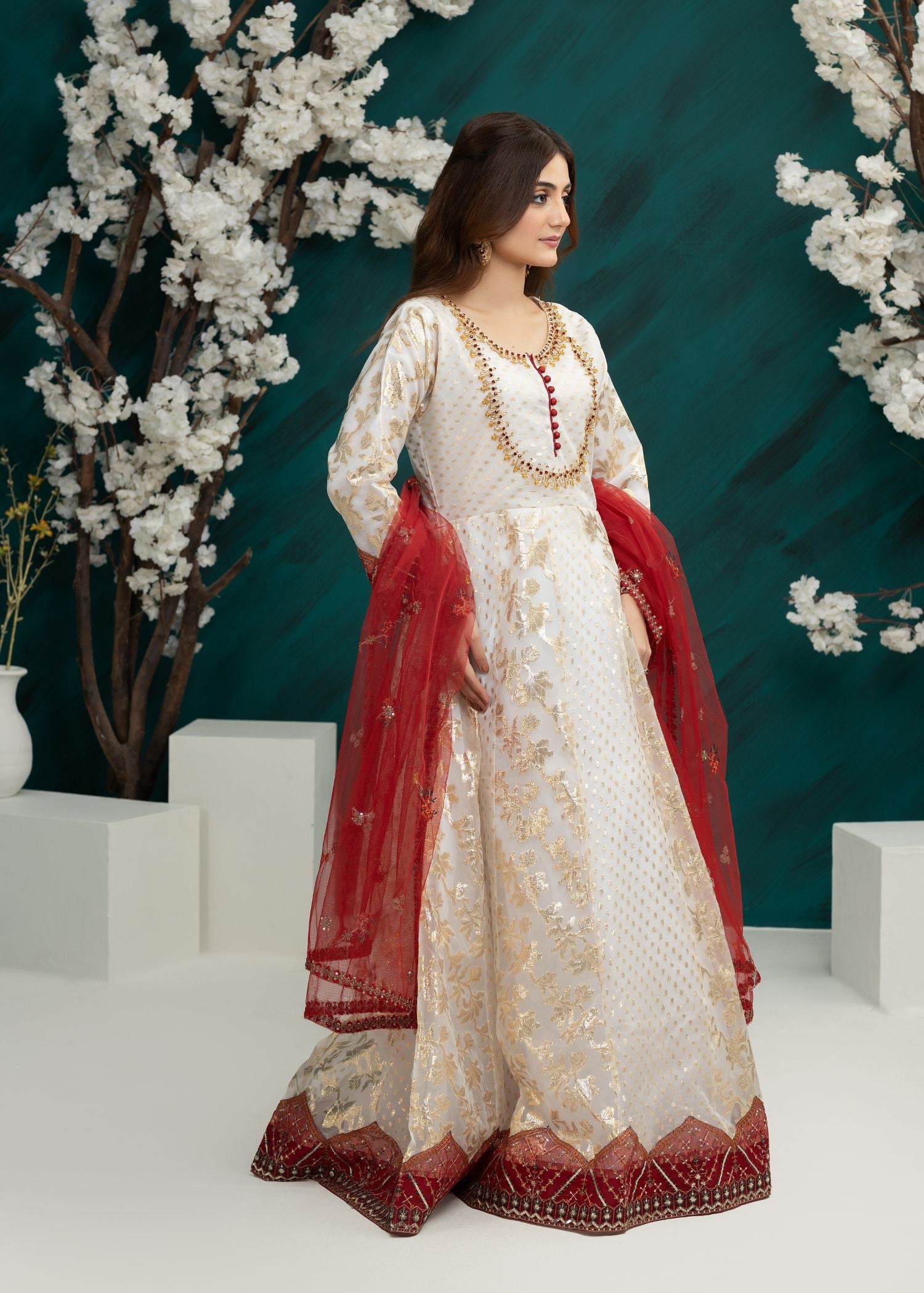 Al Burhan Apparel Ifrah White Women 3pcs