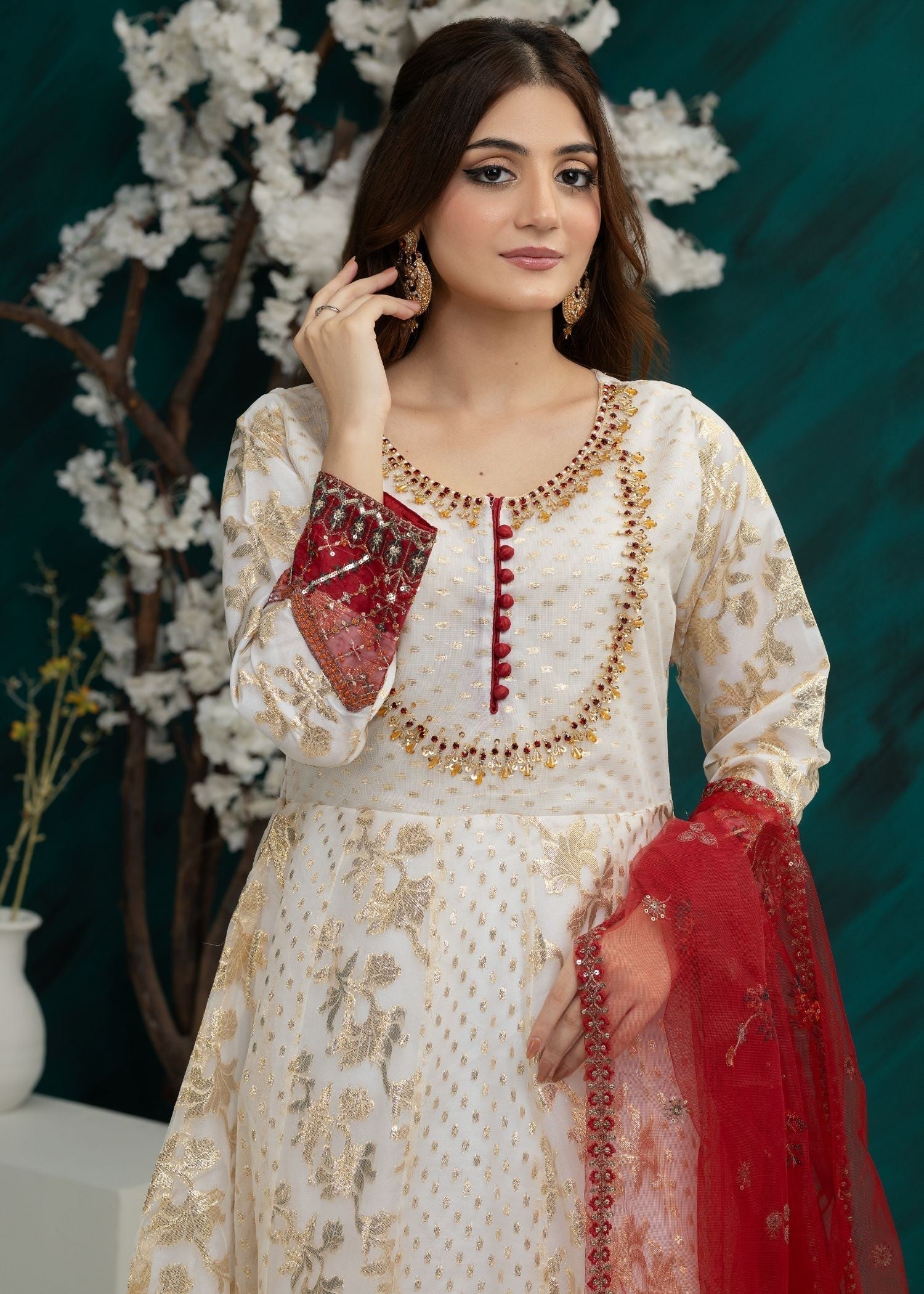 Al Burhan Apparel Ifrah White Women 3pcs