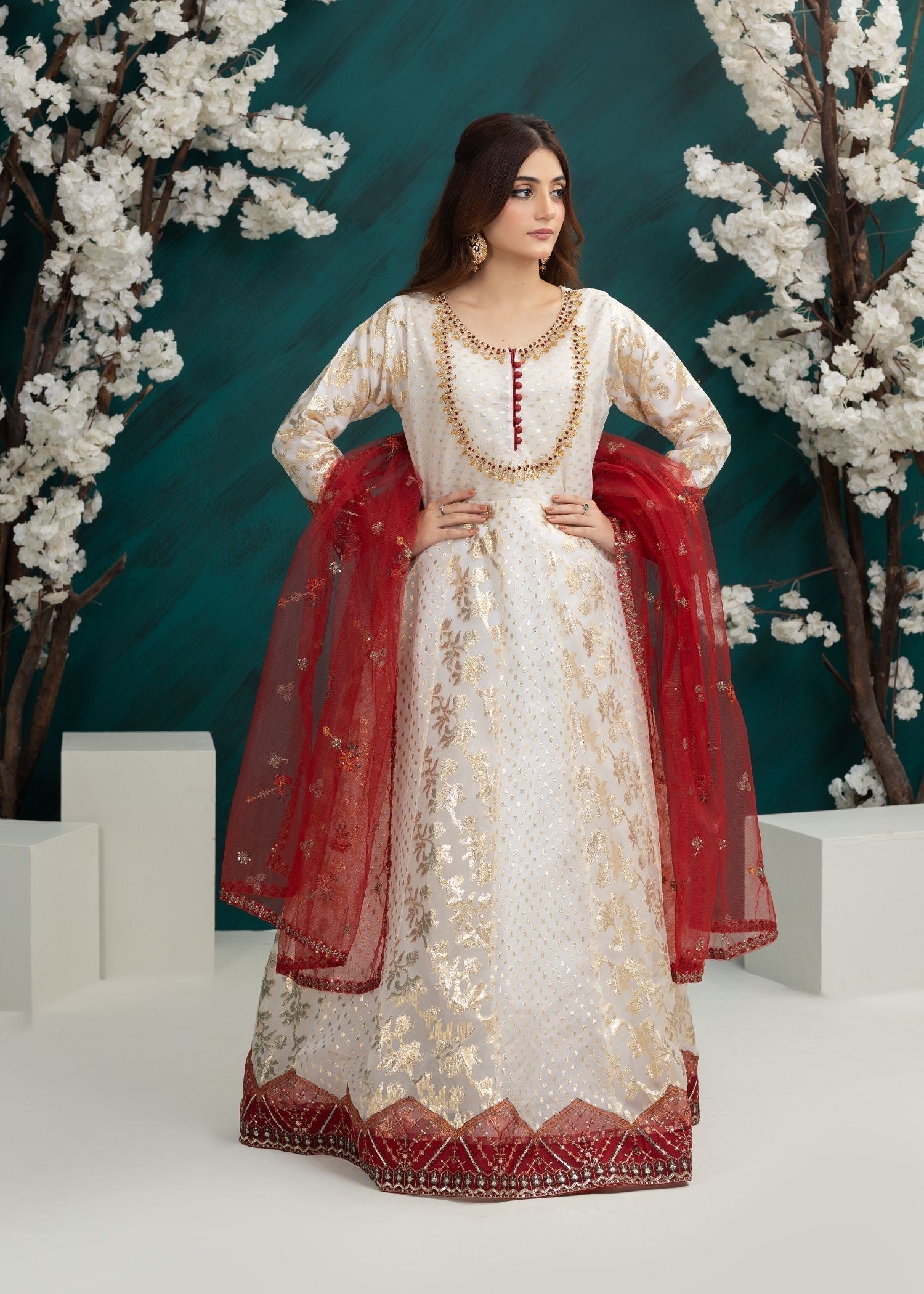 Al Burhan Apparel Ifrah White Women 3pcs