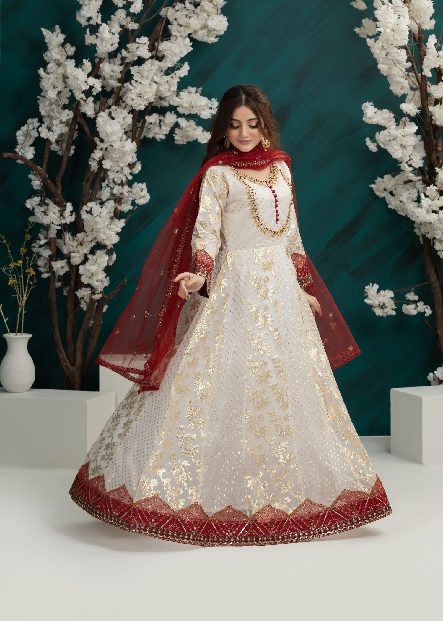 Al Burhan Apparel Ifrah White Women 3pcs