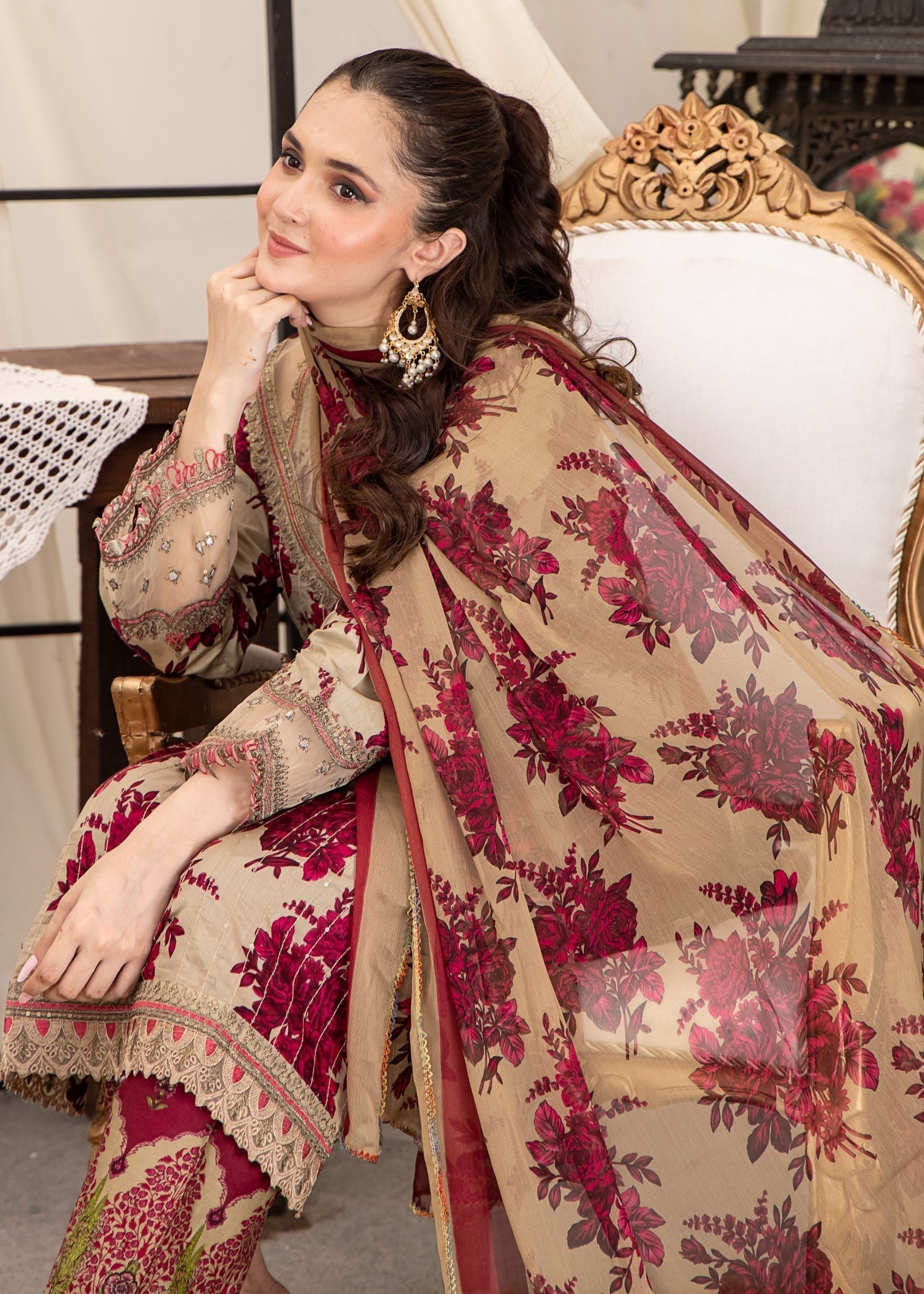 Polawn PD 24 501 A HUSN PRET LAWN COLLECTION Women 3pcs