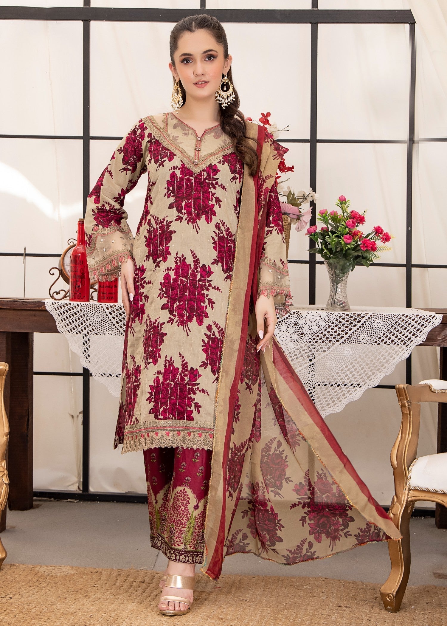 Polawn PD 24 501 A HUSN PRET LAWN COLLECTION Women 3pcs