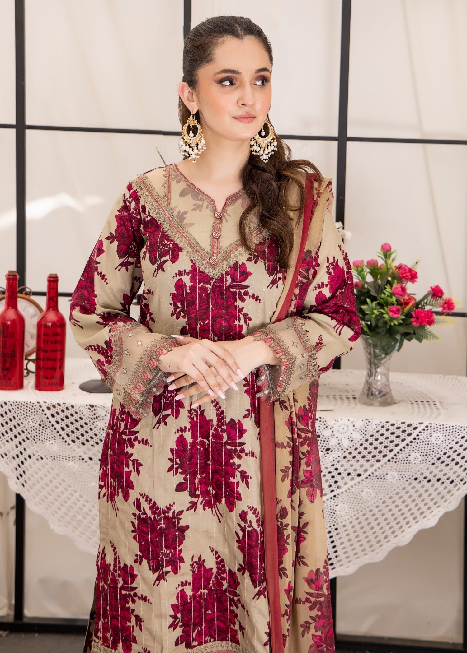Polawn PD 24 501 A HUSN PRET LAWN COLLECTION Women 3pcs
