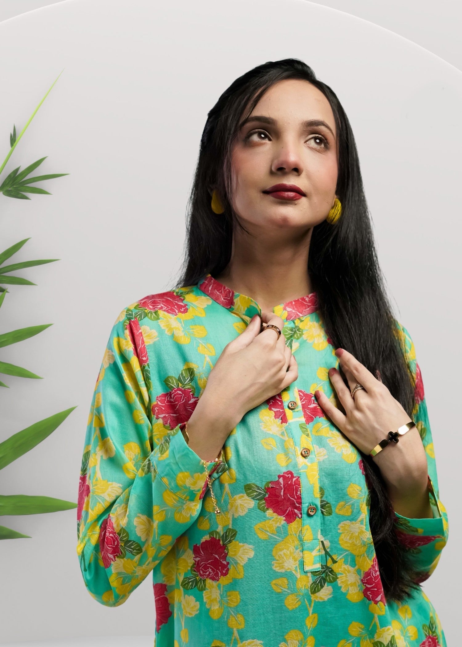 Ahlam By Safa Textile Seafoam Co ord Set Women 2pcs