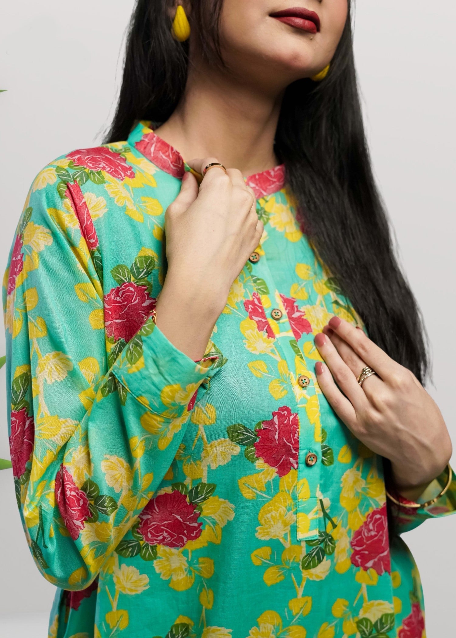 Ahlam By Safa Textile Seafoam Co ord Set Women 2pcs