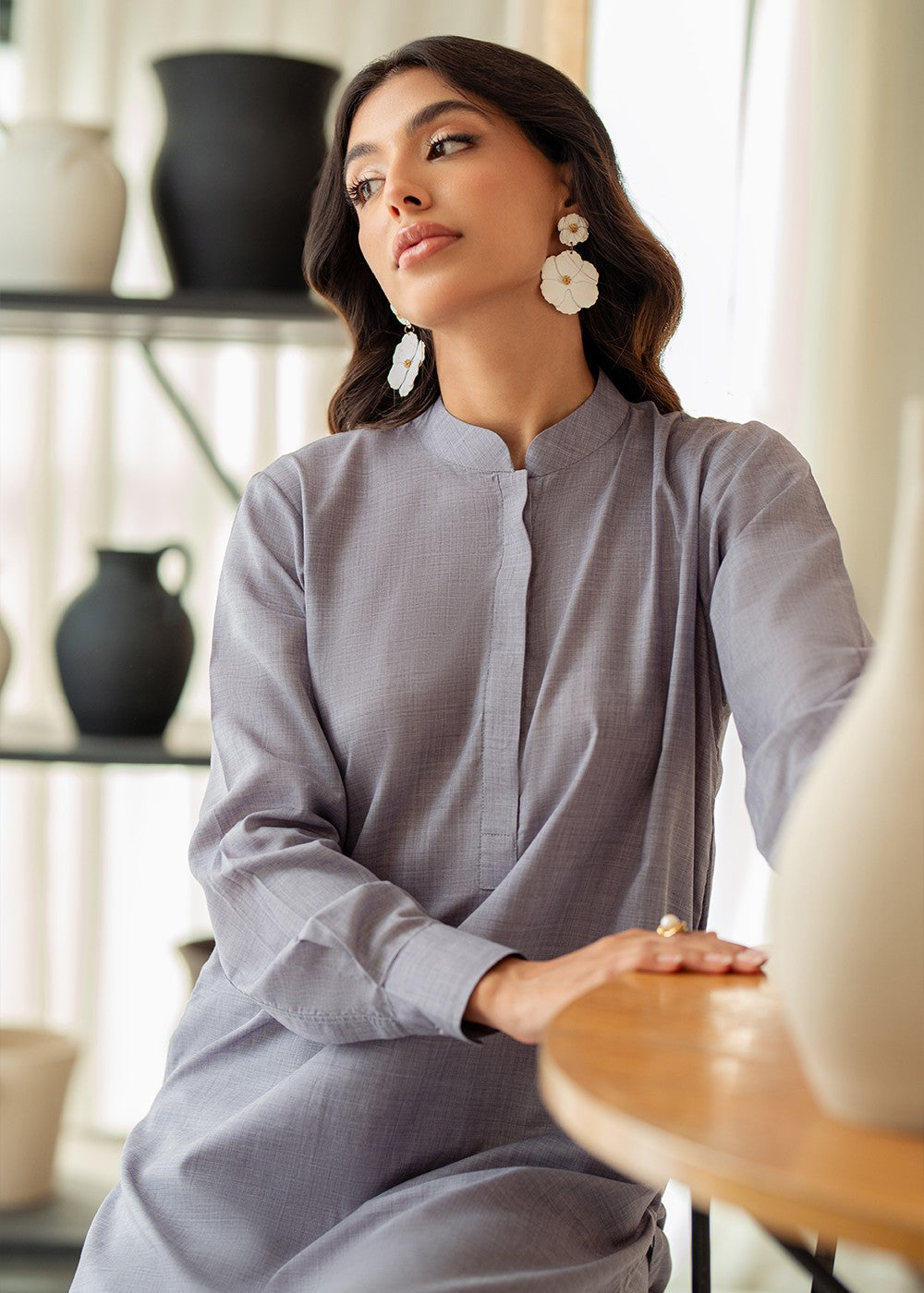 Azure Stormy Sky Women 2pcs