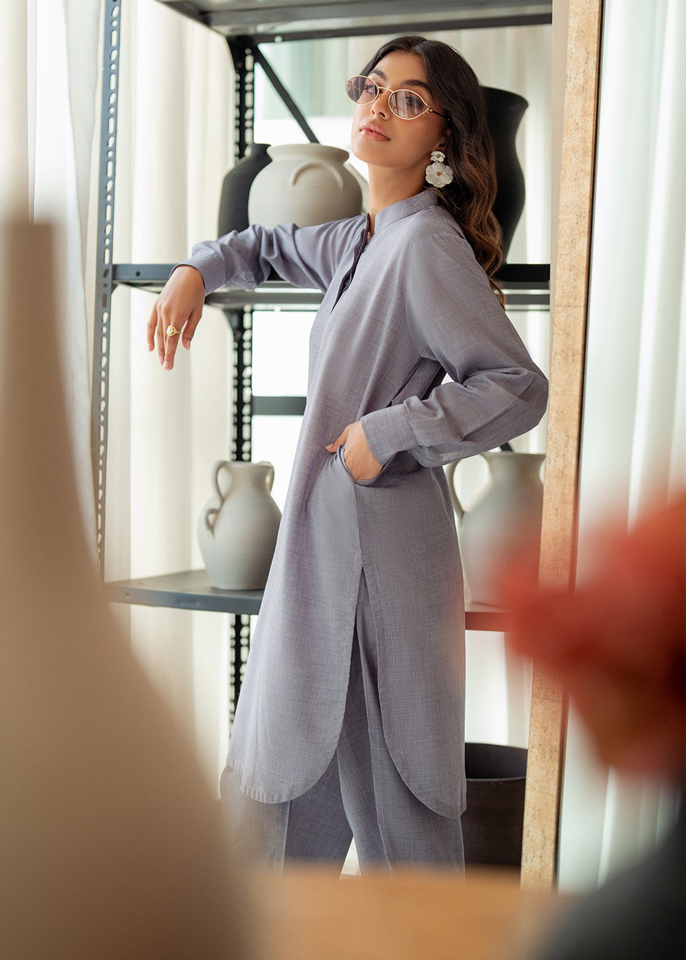 Azure Stormy Sky Women 2pcs