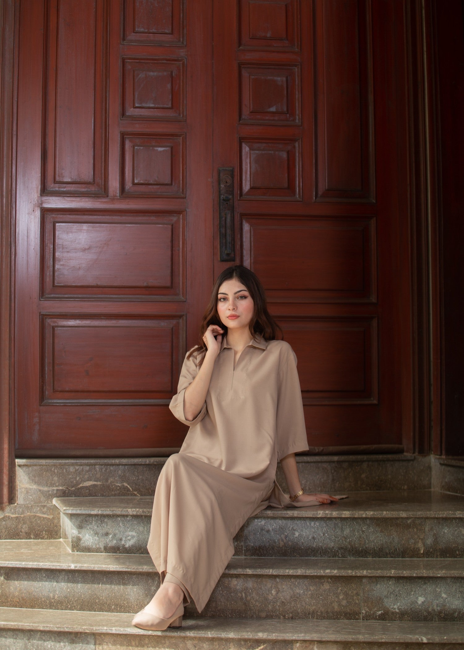 Zauk Phone Two Piece Dress Women 2pcs