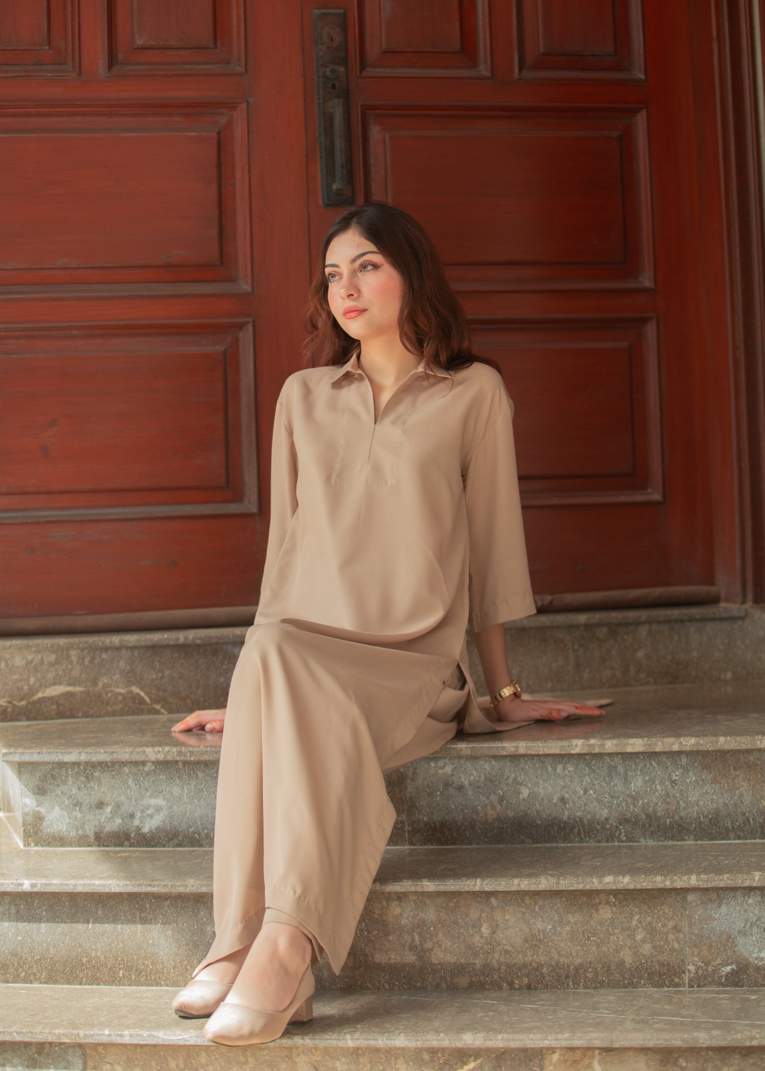 Zauk Phone Two Piece Dress Women 2pcs