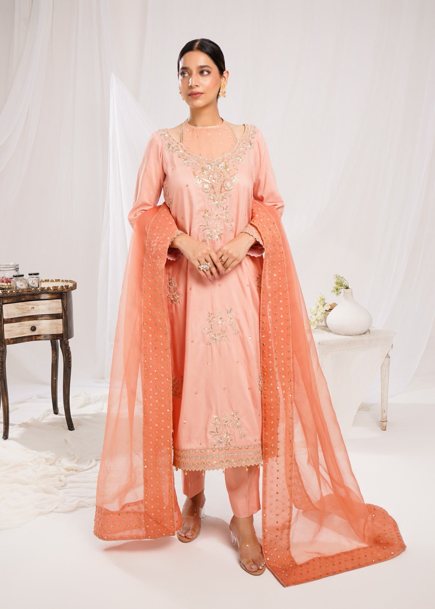 Meem Designs PEACH (Viscose) Women 3pcs