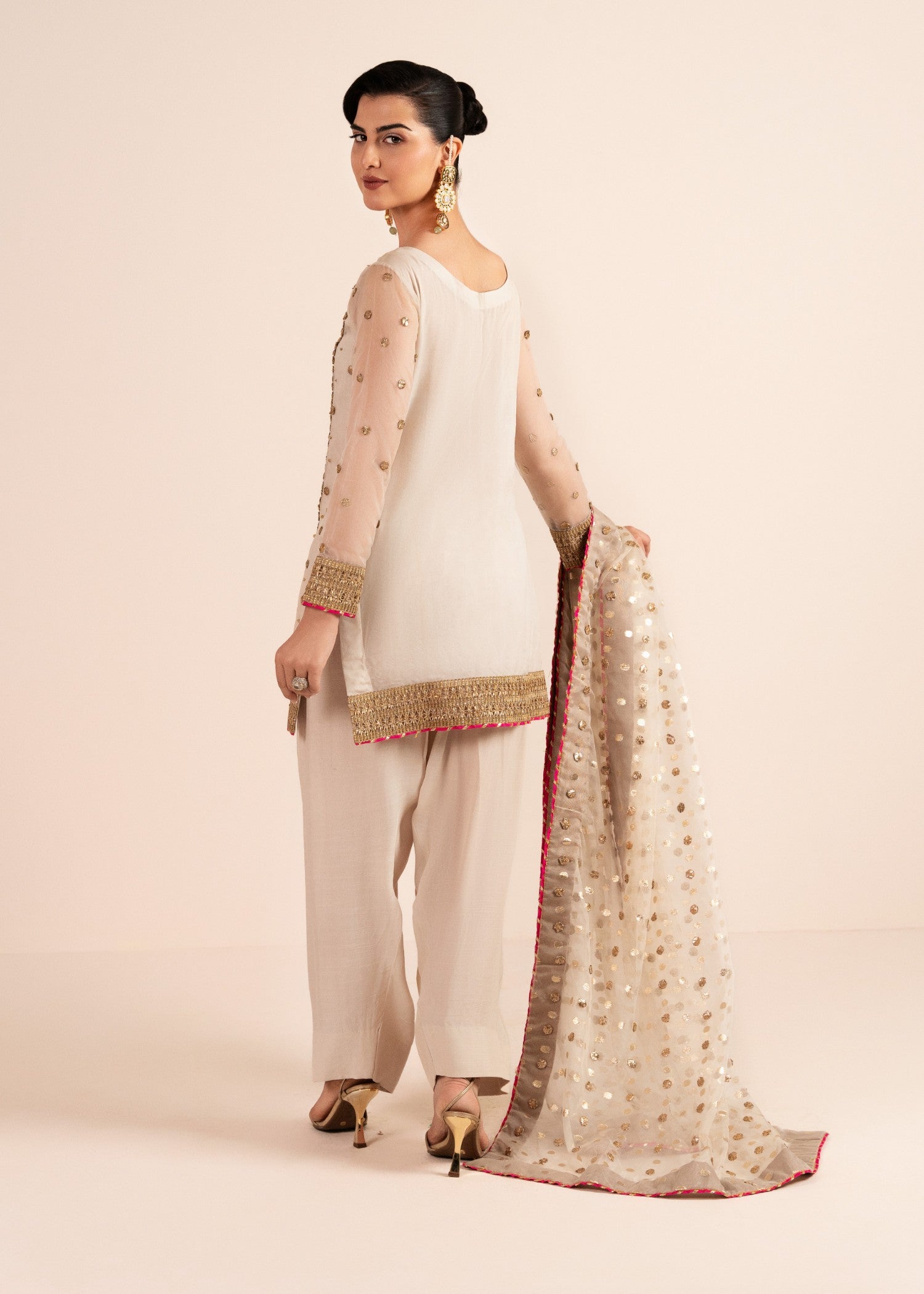 Rang-e-Meeras Zarbaft Women 3pcs