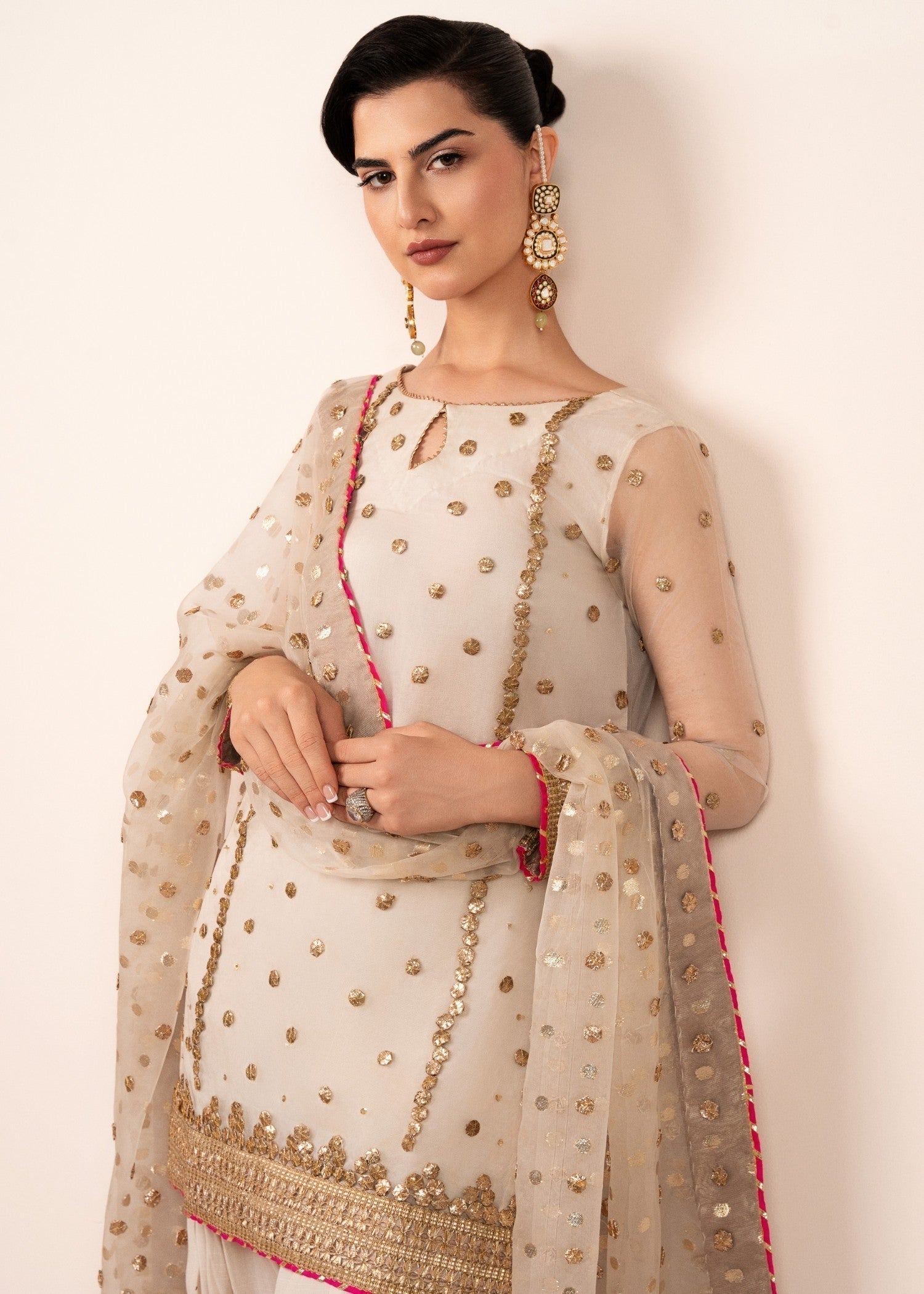 Rang-e-Meeras Zarbaft Women 3pcs