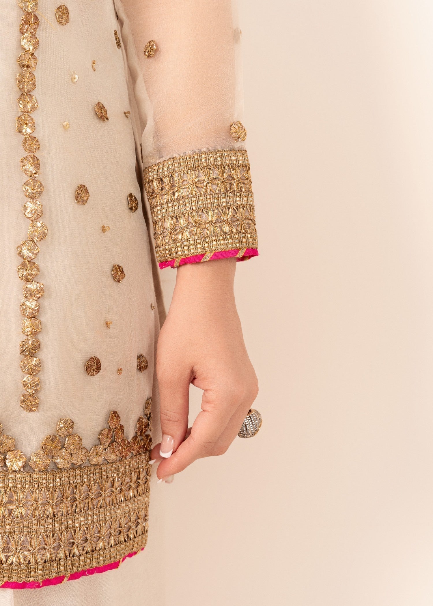 Rang-e-Meeras Zarbaft Women 3pcs