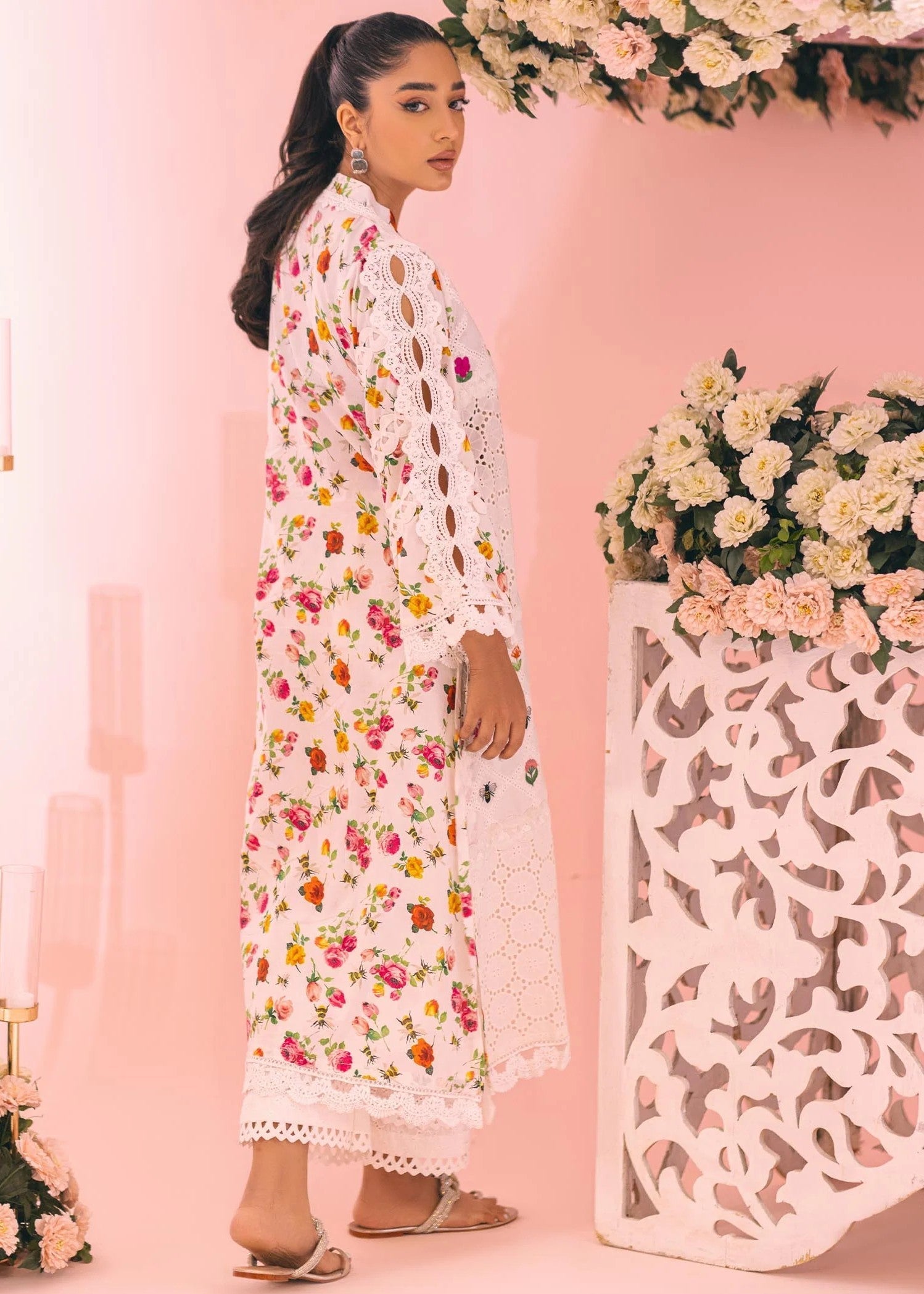 Rj’s Pret CHAVERON SHIFFLI PLAZO PANTS Women 1pcs