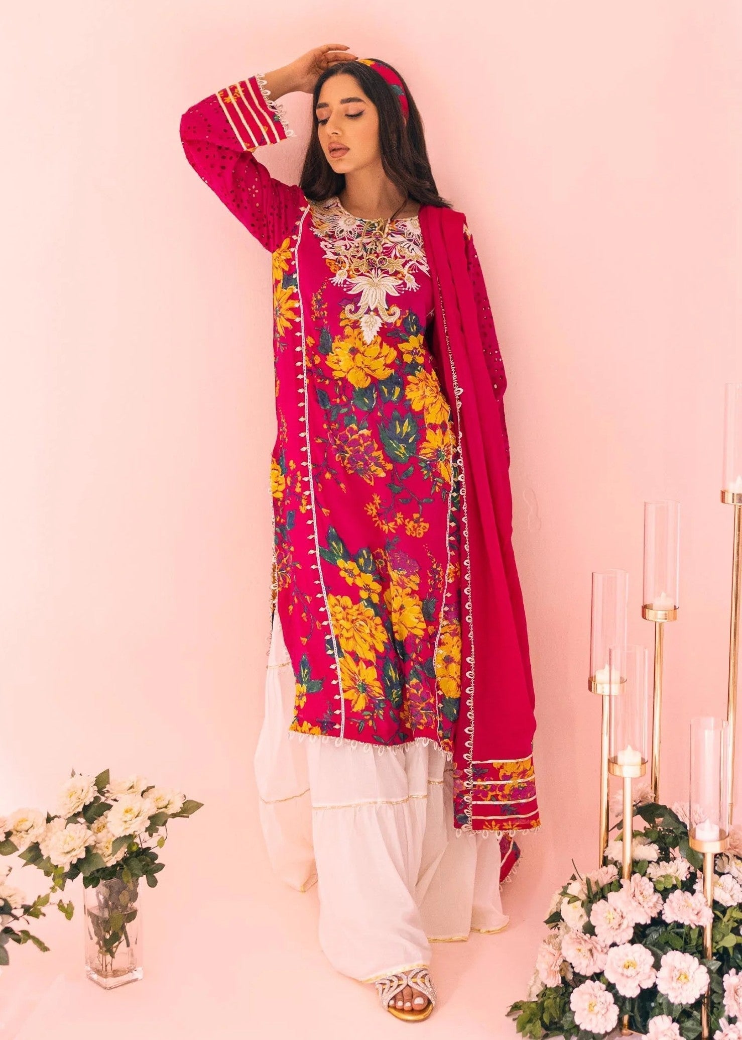 Rj’s Pret Milky Gharara Women 1pcs