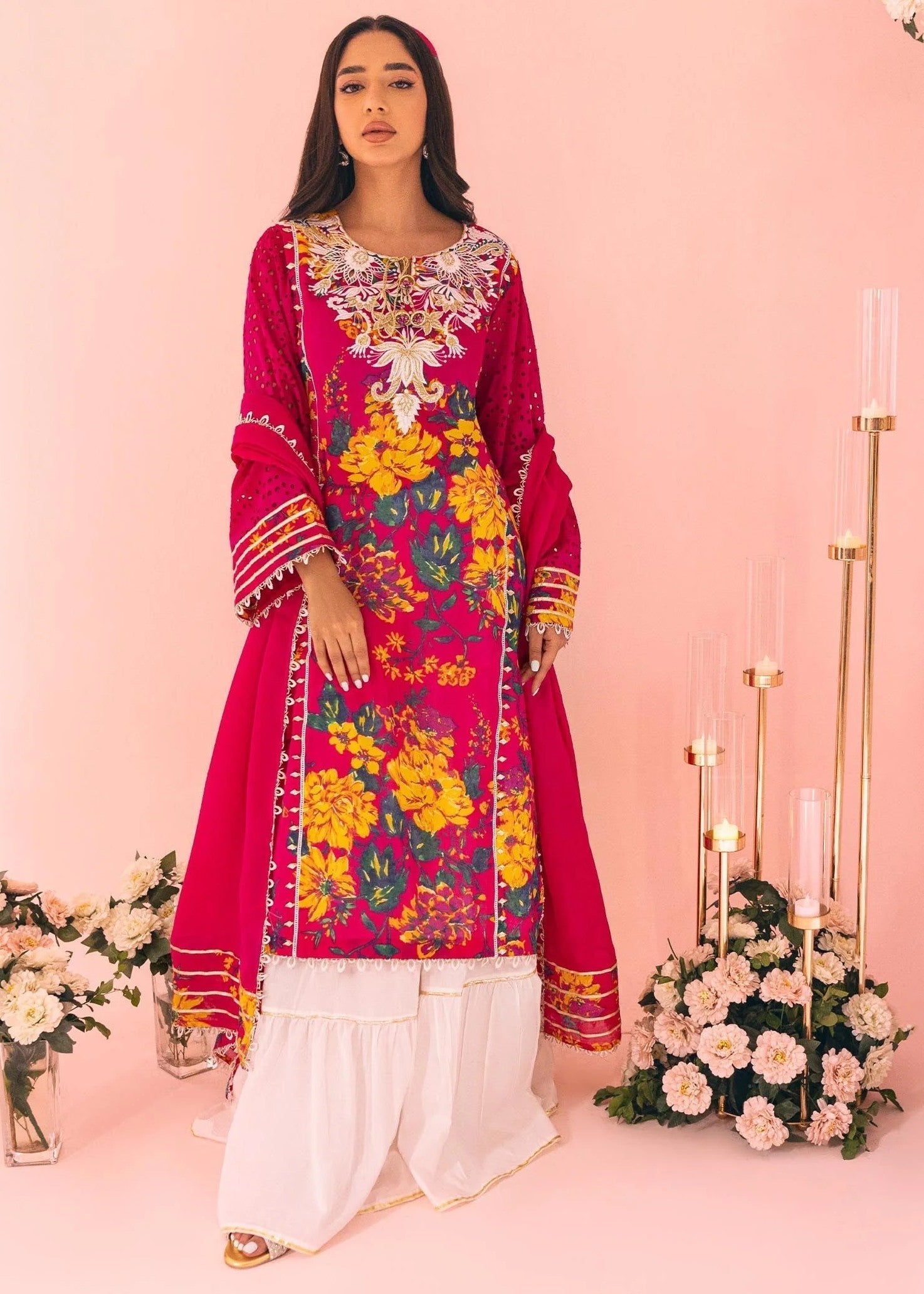 Rj’s Pret Milky Gharara Women 1pcs