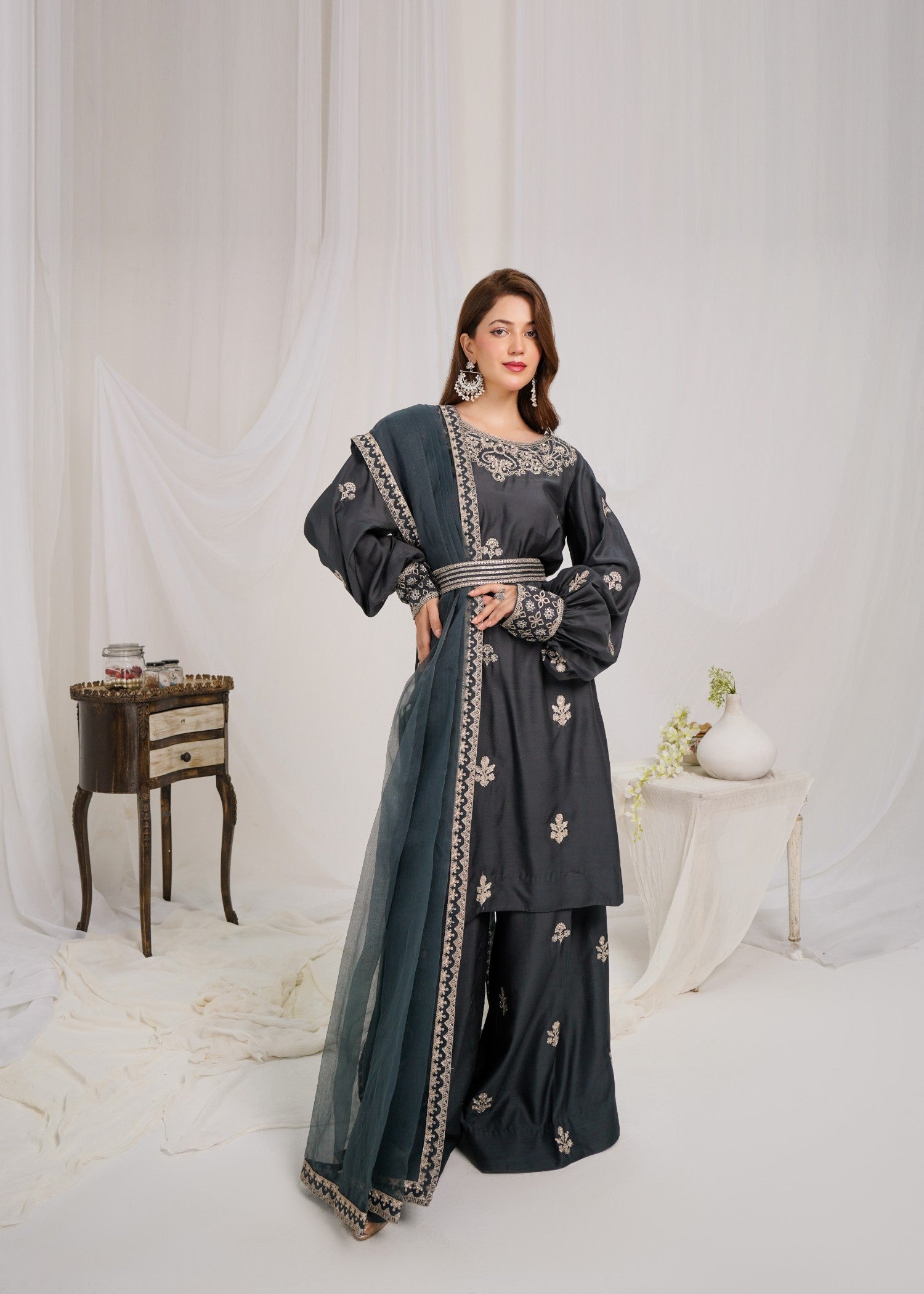 Meem Designs GREEN (Viscose) Women 3pcs