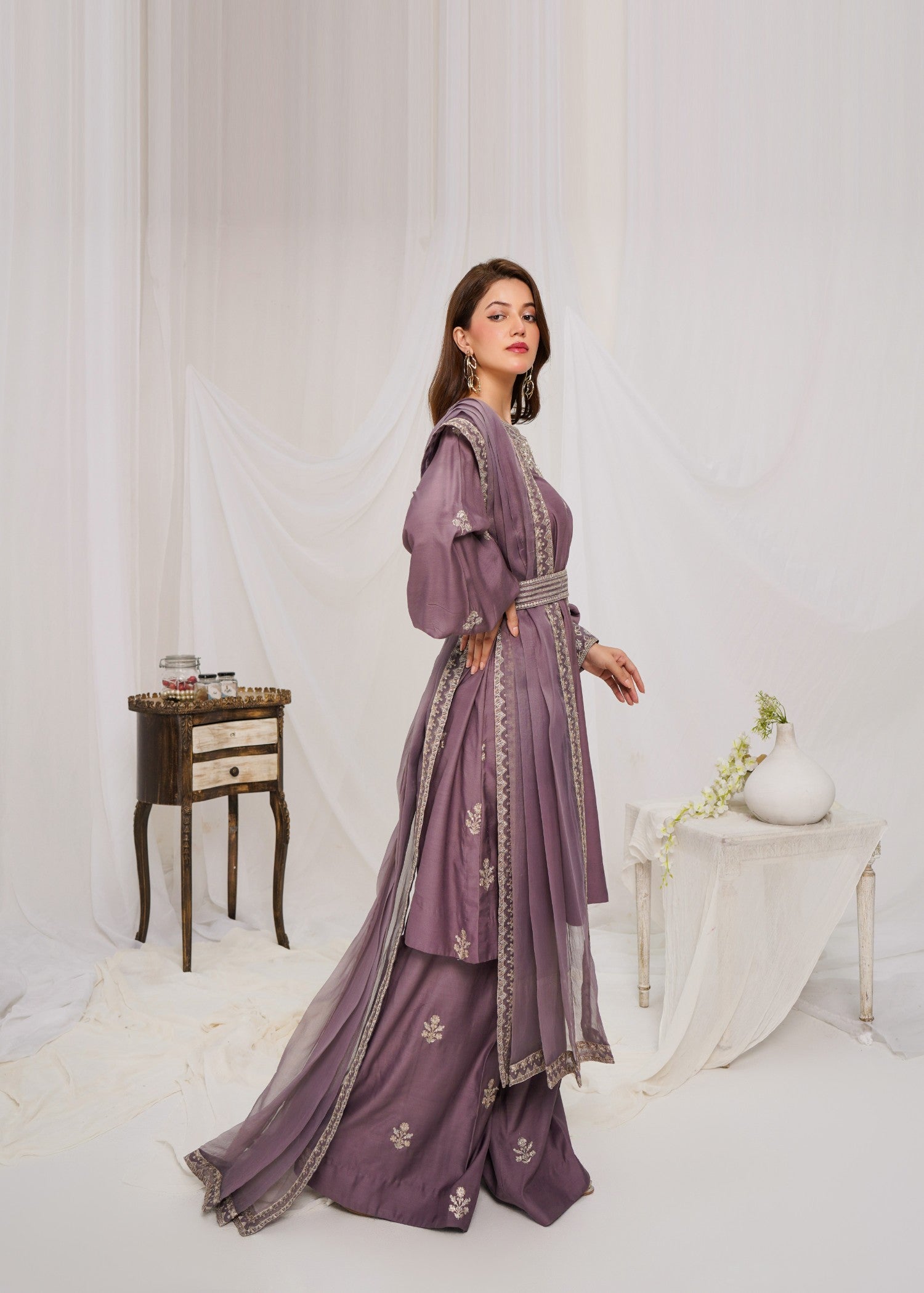 Meem Designs DARK PURPLE (Viscose) Women 3pcs