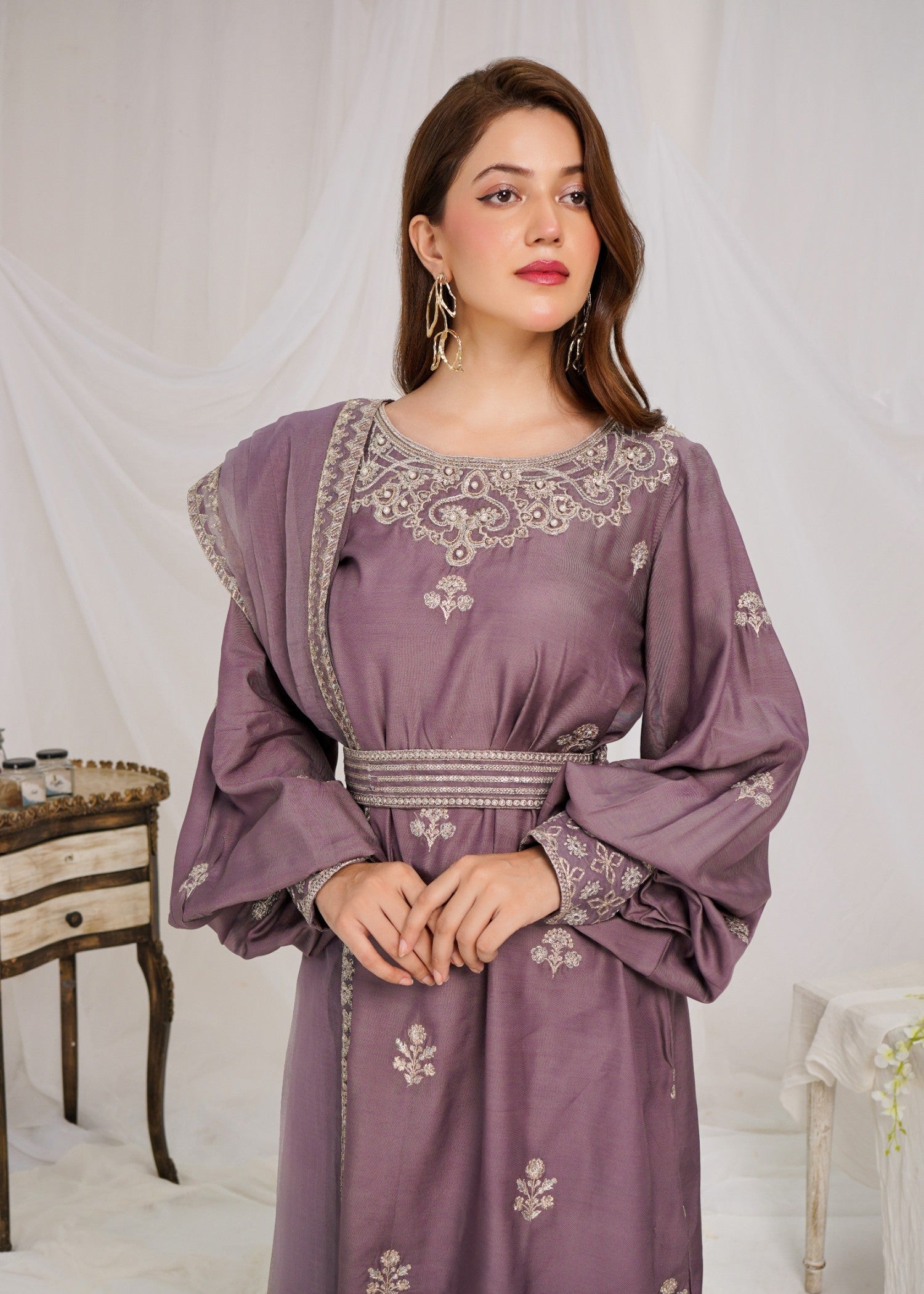 Meem Designs DARK PURPLE (Viscose) Women 3pcs