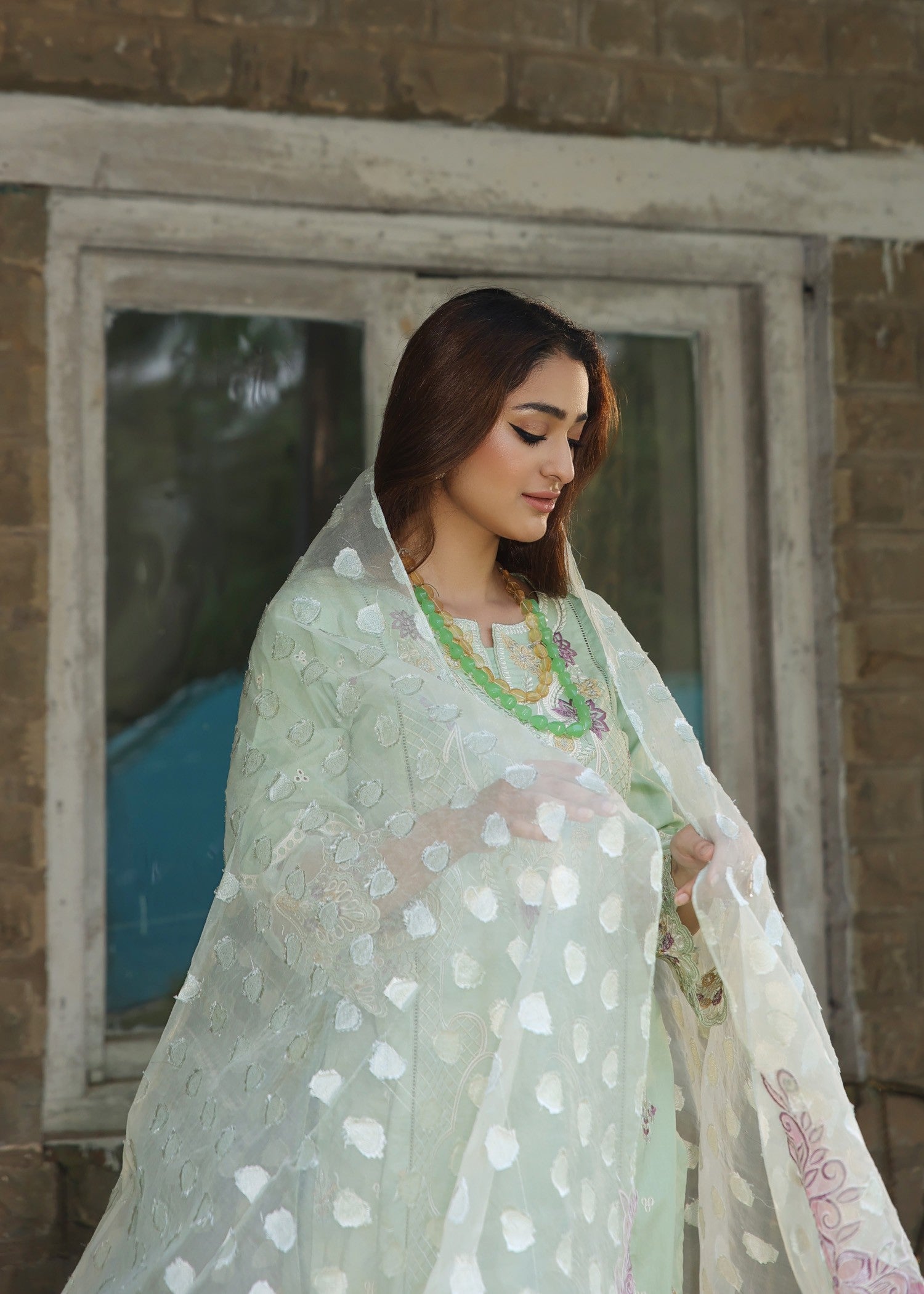 Madame Embroidered Cotton Lawn Suit 2715 Women 3pcs