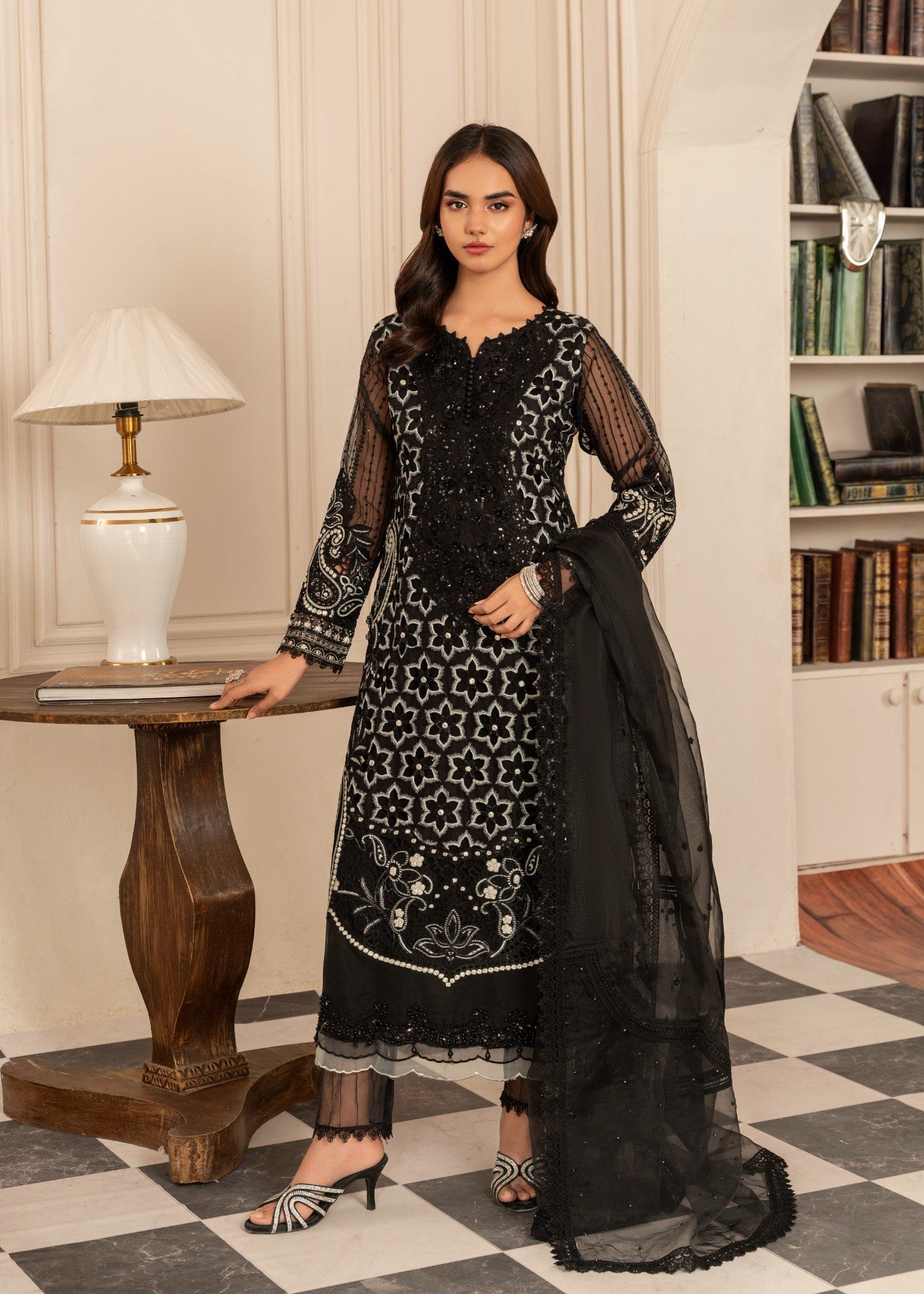 Malhaar ML AZL 24 AL 3992 black Women 3pcs