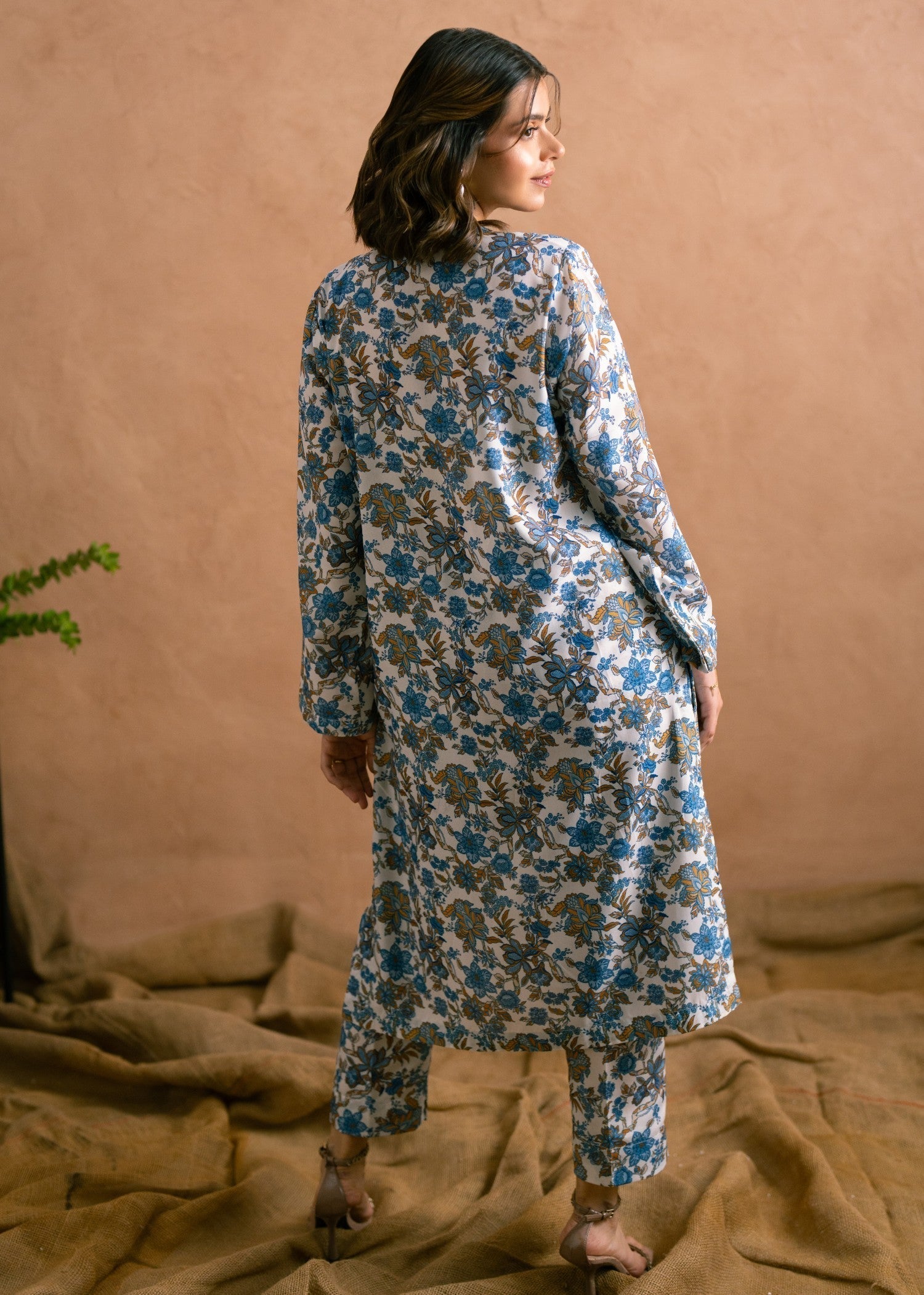 AYLA STUDIO Printed Essensial Co ord set PES240105 Chinoiseries Bliss Women 2pcs