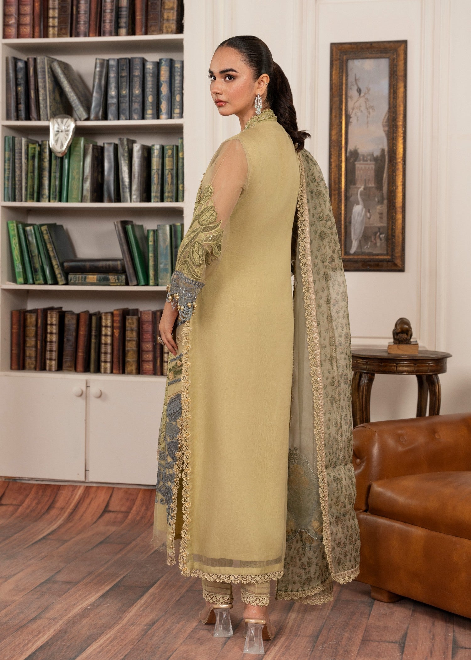 Malhaar ML AZL AL 4029 Pista Women 3pcs